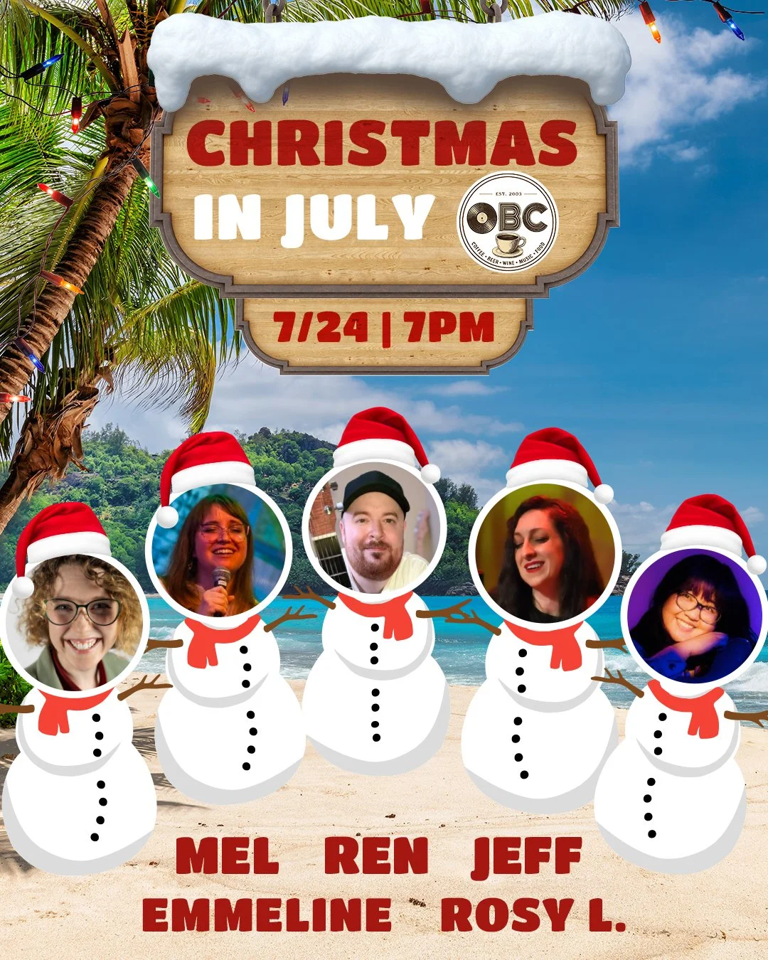 christmas in july at obc