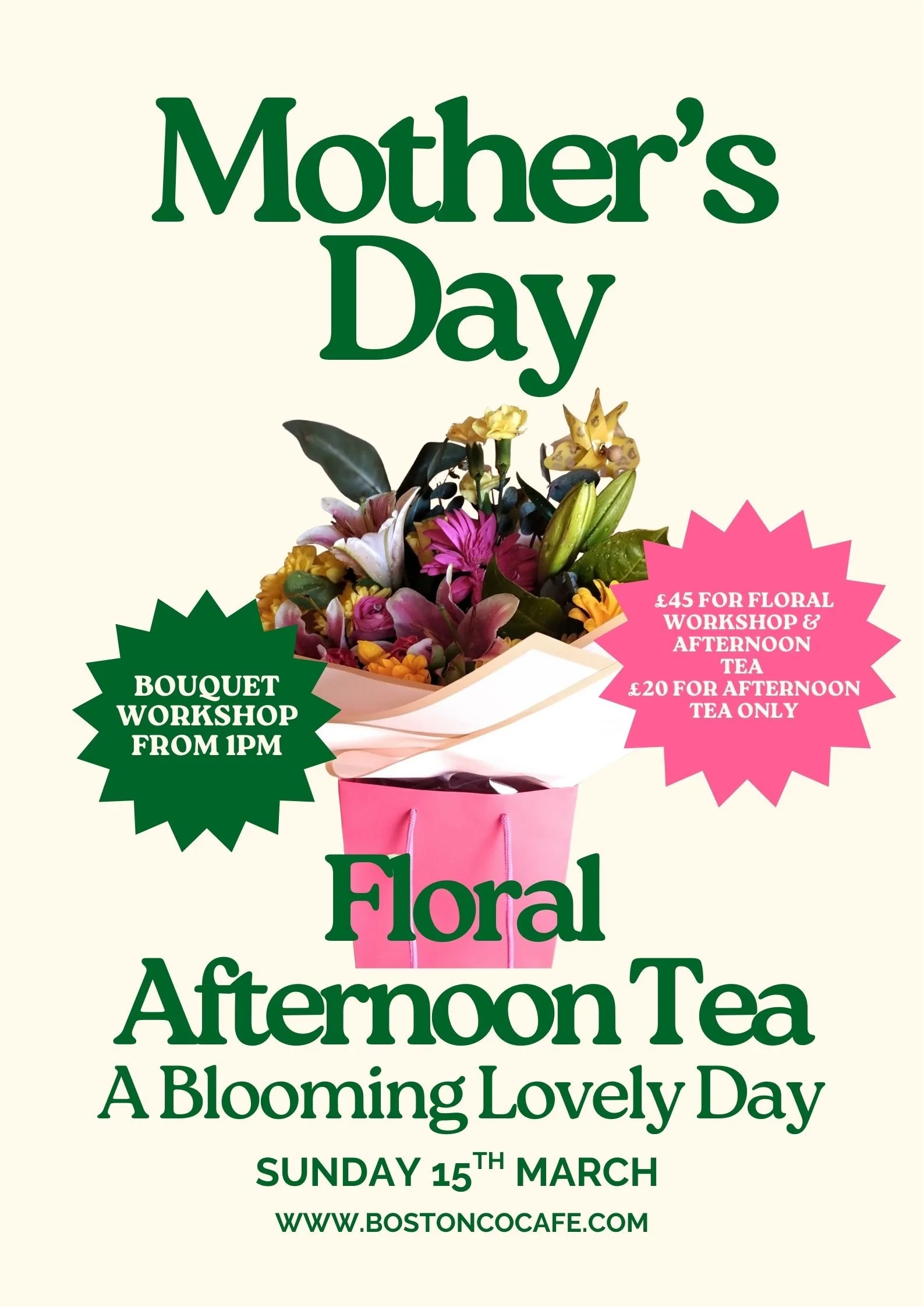 Mother's Day Floral Afternoon Tea