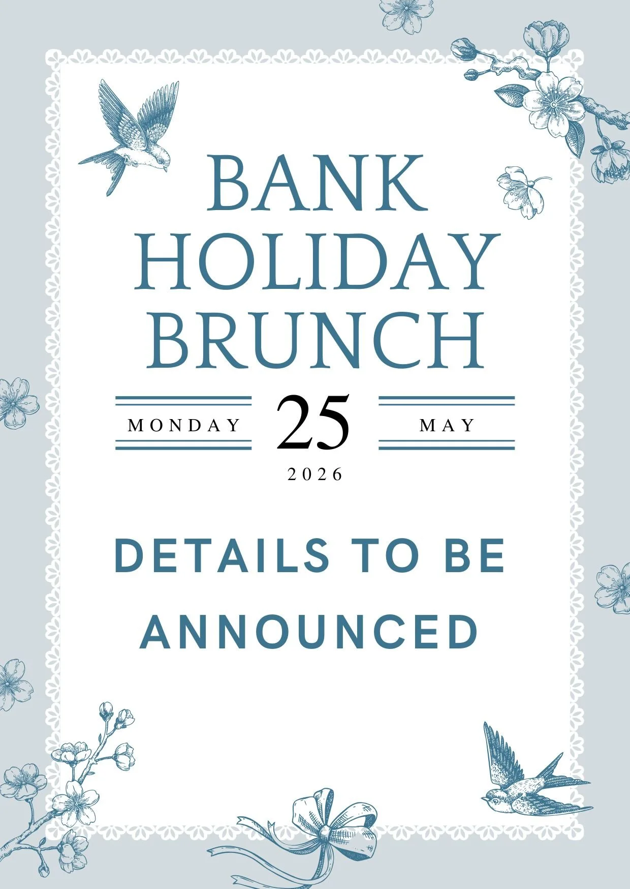 Bank Holiday Brunch
