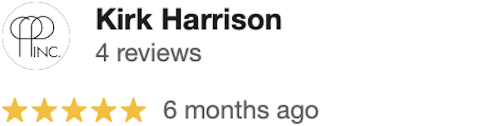 five star customer review from Kirk for crawlspace encapsulation and waterproofing services