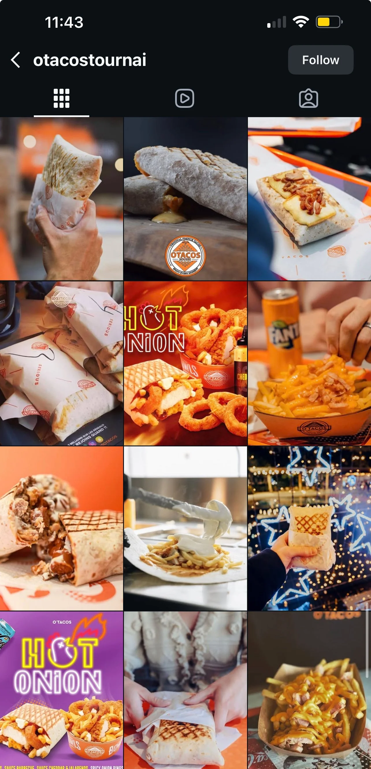 A collage of multiple food items from Taco Bell, including burritos, tacos, nachos, and fries.
