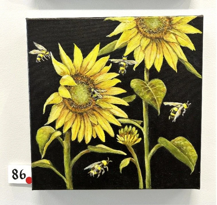 Sunflowers &amp; Bees I 