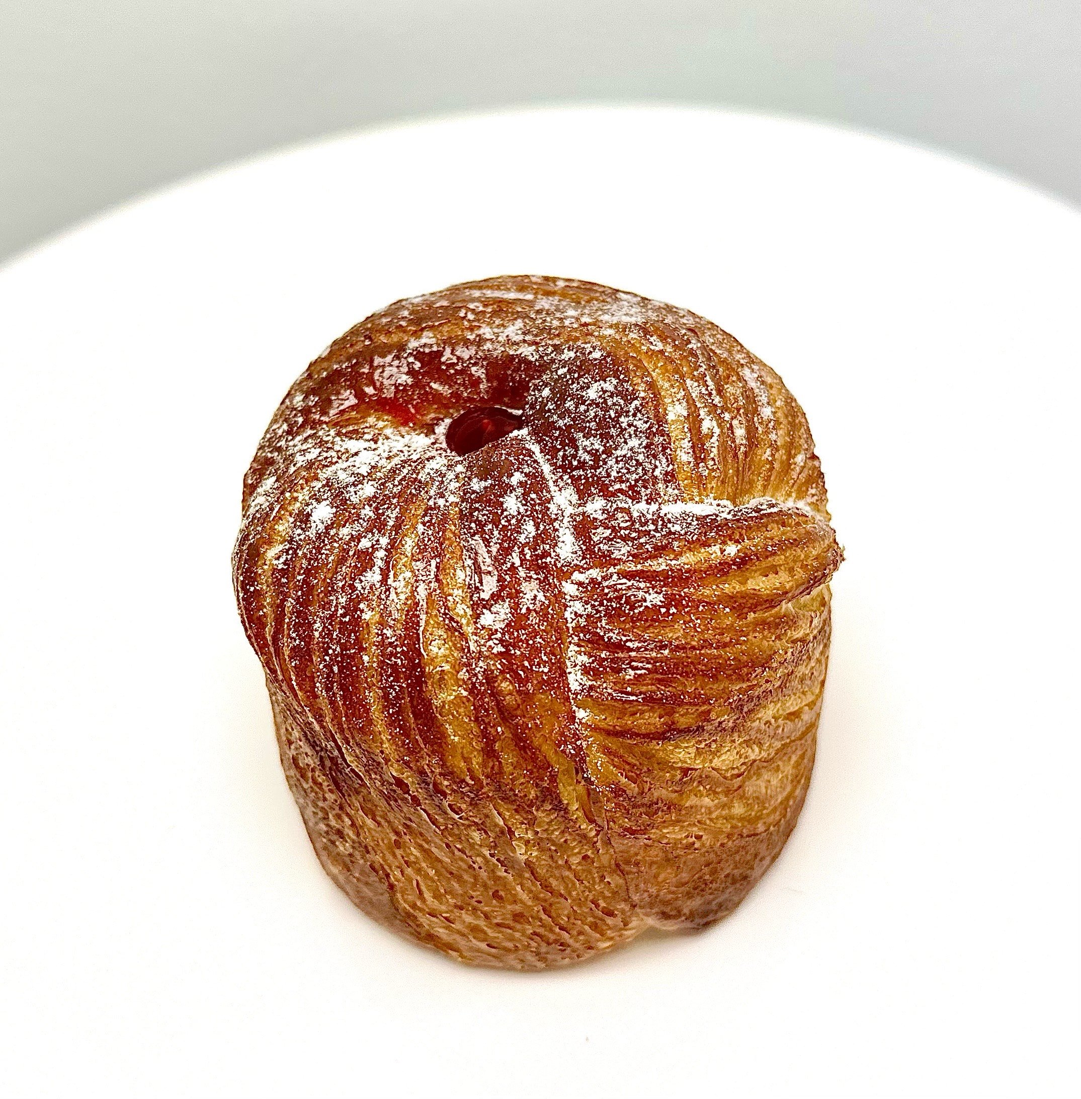 Freshly made Raspberry Brioche Feuillete