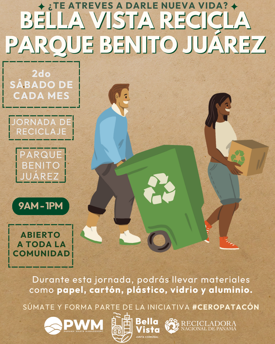 Jornada de Reciclaje en el Parque Benito Juárez