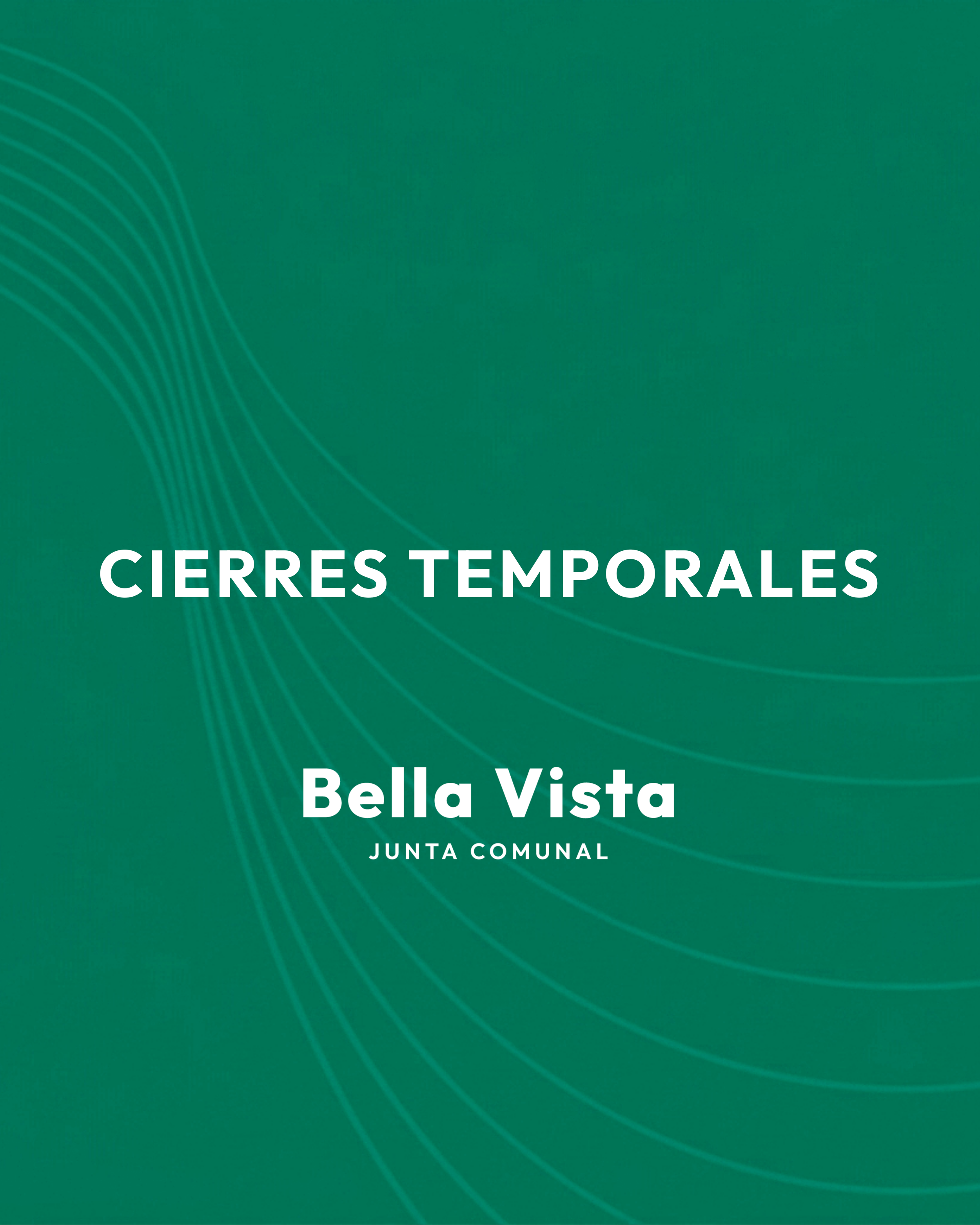 Notificación de Cierre y Desvío en Bella Vista