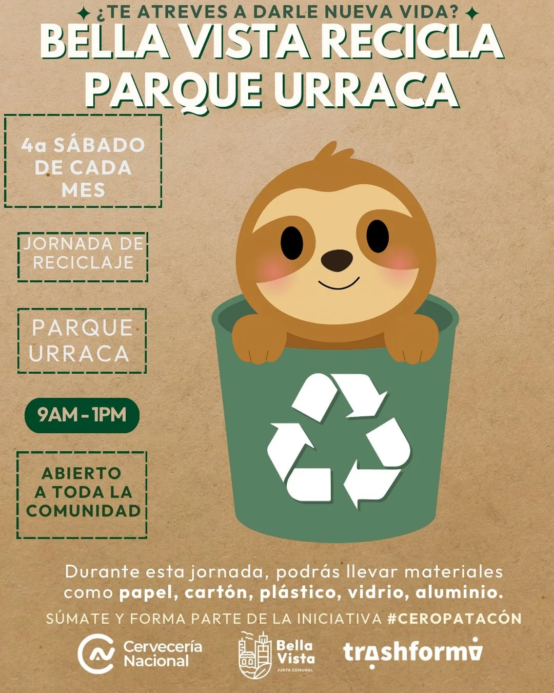 Jornada de Reciclaje en el Parque Urraca