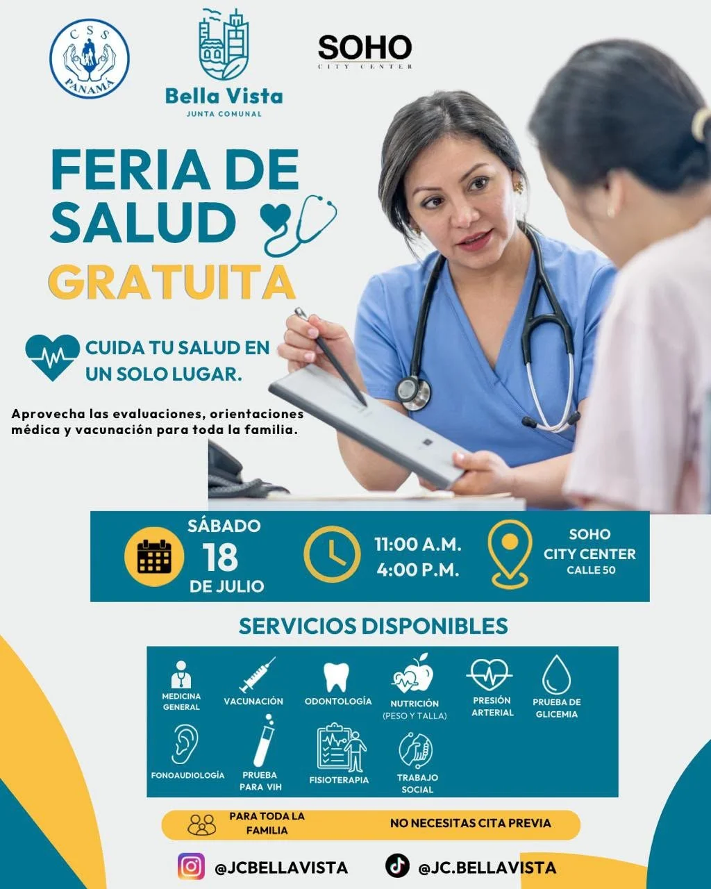 Feria de Salud Gratuita (Soho City Center)