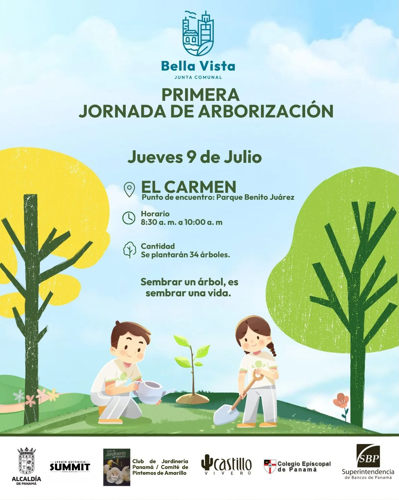 Primera Jornada de Arborización (El Carmen)