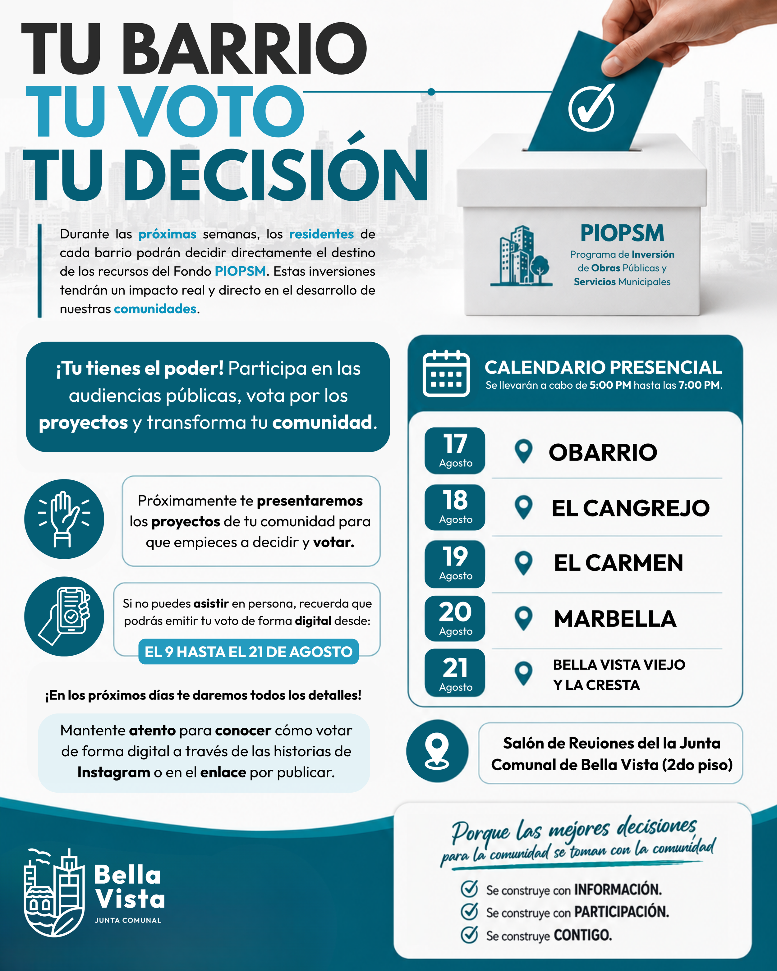 Audiencia Pública PIOPSM 2026