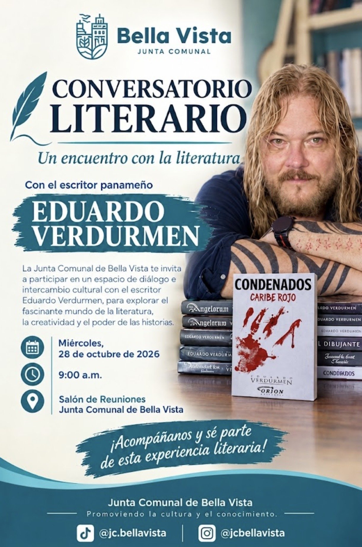 Un encuentro con la literatura junto al escritor Eduardo Verdurmen