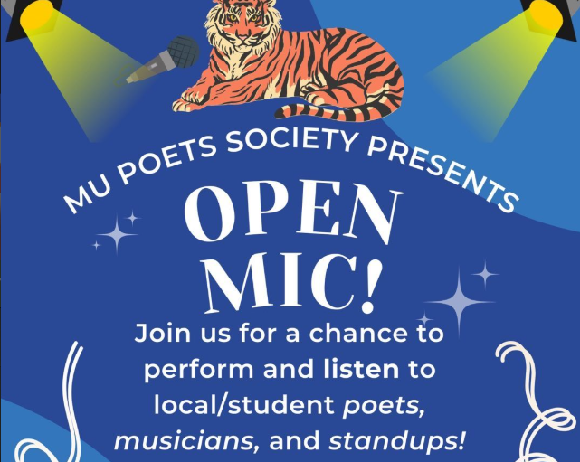 MU Poets Society Presents: Open Mic!