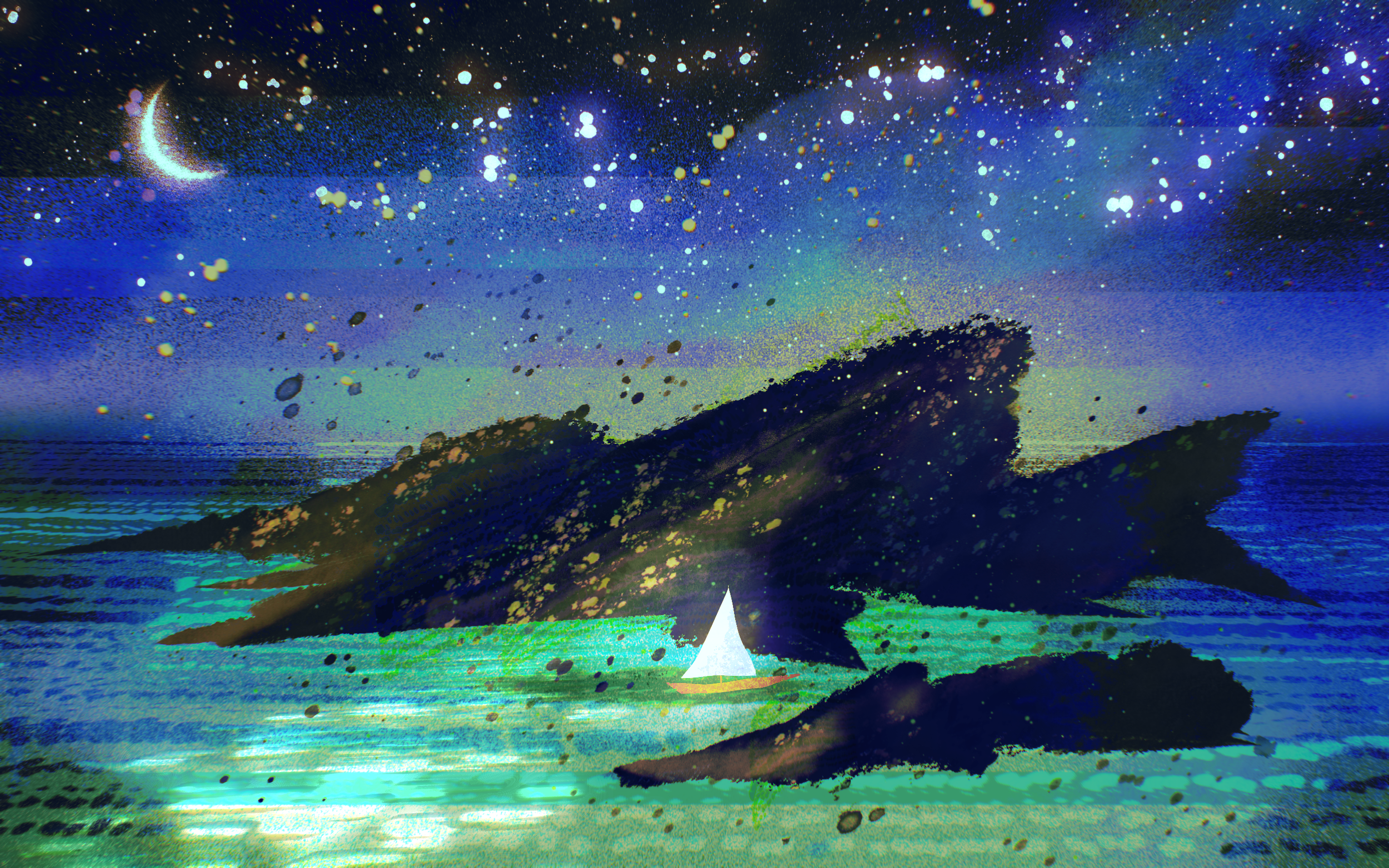 Magical Island postcard