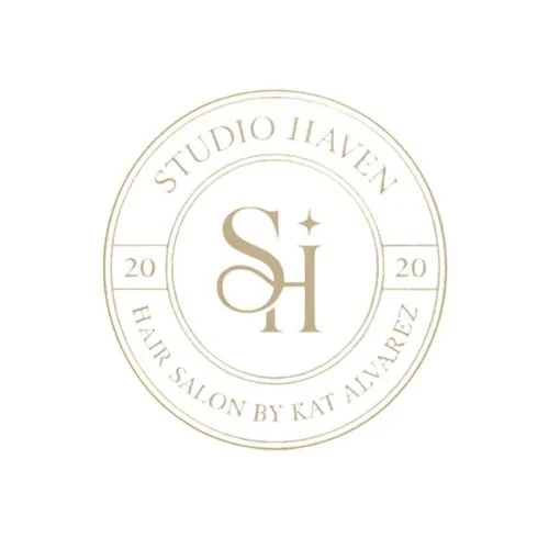 Studio Haven luxury hair salon logo specializing in extensions and color in Santa Monica