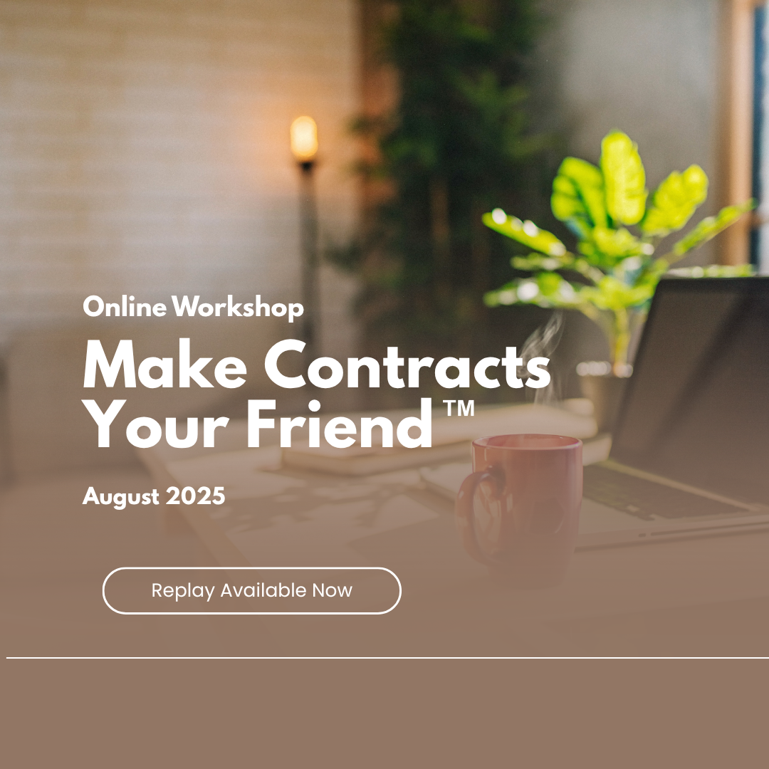 Make Contracts Your Friend Online Workshop