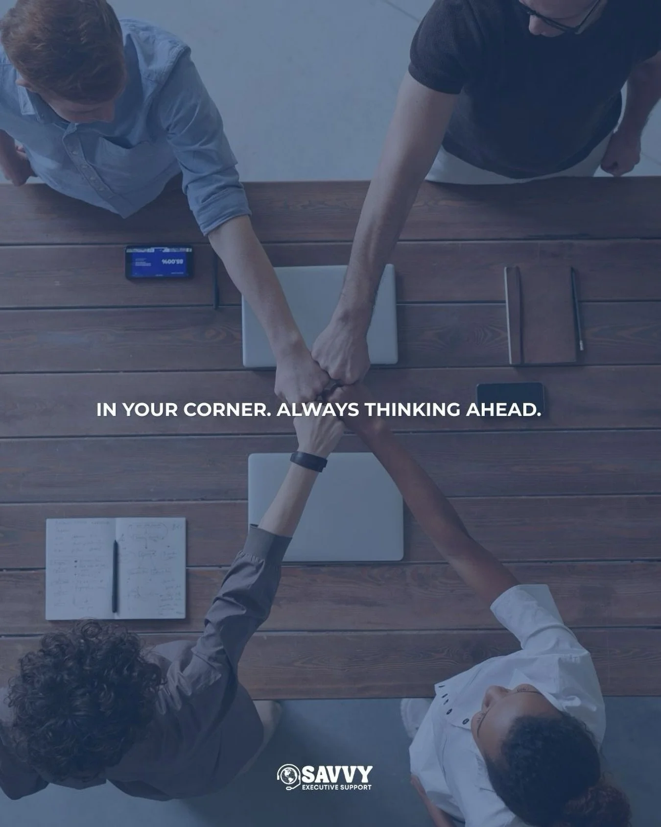 The best executive support does not sit on the sidelines.

We are part of the team. In our executives corner. Trusted with context, priorities, and the details that matter.

That means thinking ahead. Anticipating needs. Catching issues early. Making