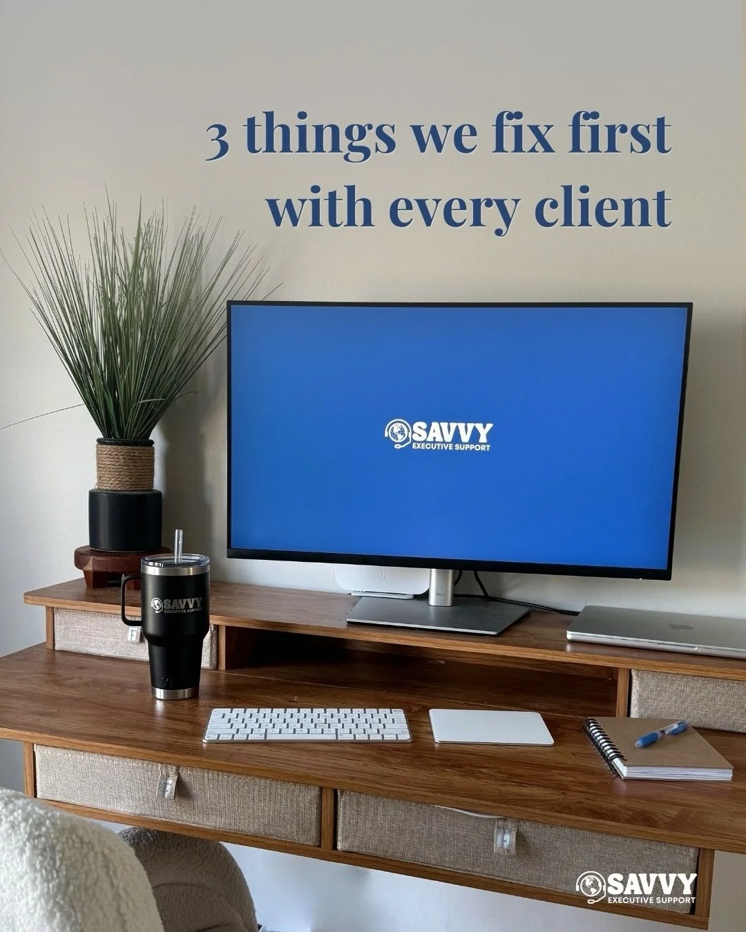 If your days feel chaotic, it&rsquo;s usually not because you&rsquo;re doing too much.

It&rsquo;s because the systems behind your time aren&rsquo;t working.

When we start with a new client, we don&rsquo;t just jump into tasks.

🏔️We fix the founda