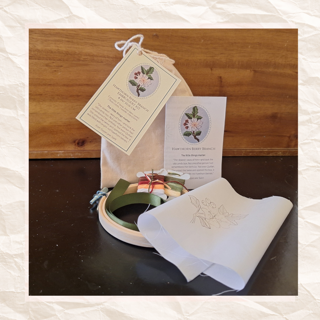 Hawthorne Berry Branch Embroidery Kit