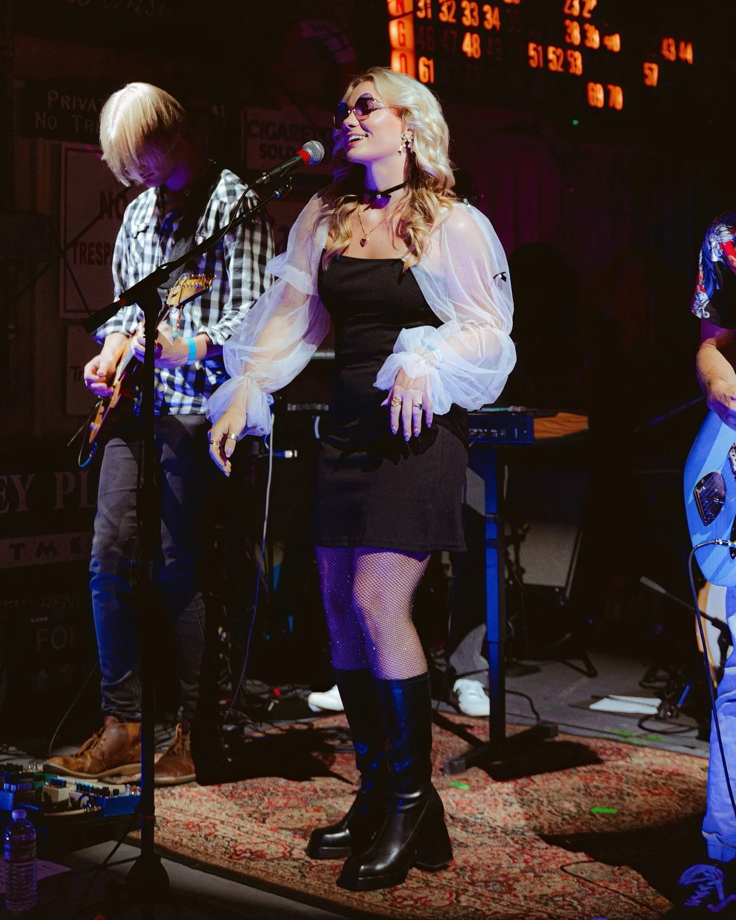 ONE MORE SHOWWW 🌟🪩💜

Come see us play at Swanson&rsquo;s Warehouse in GVL with our friends MANTRA, SOMBOUT and SAWYER NORMAN! 🎶 We&rsquo;ll be playing our original songs plus new covers &amp; old favorites! Details below &amp; ticket link in our 