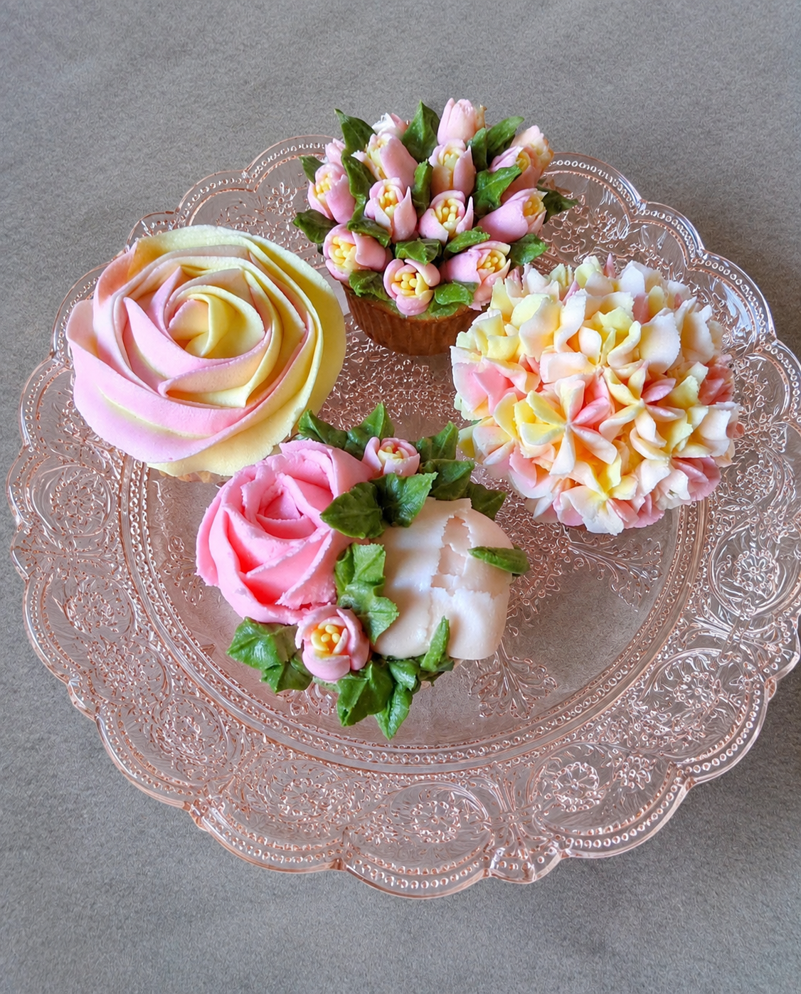 Floral Cupcake Box