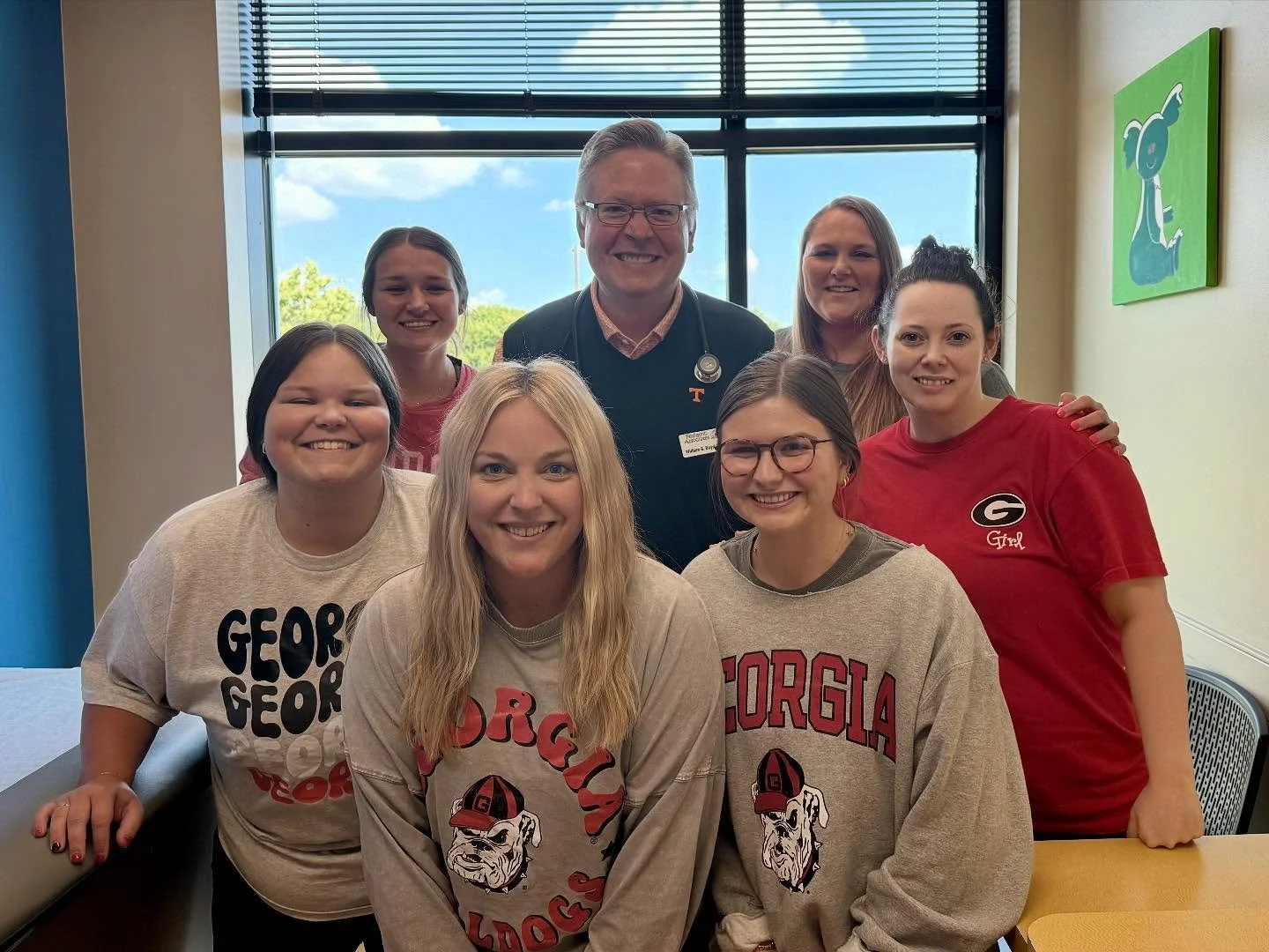 Happy Saturday! Most of our office staff members bleed red and black, but we had an office divided last week due to Dr. Boyd&rsquo;s Tennessee roots! He was a great sport about all of our teasing and office redecorating, and secretly, we know he&rsqu