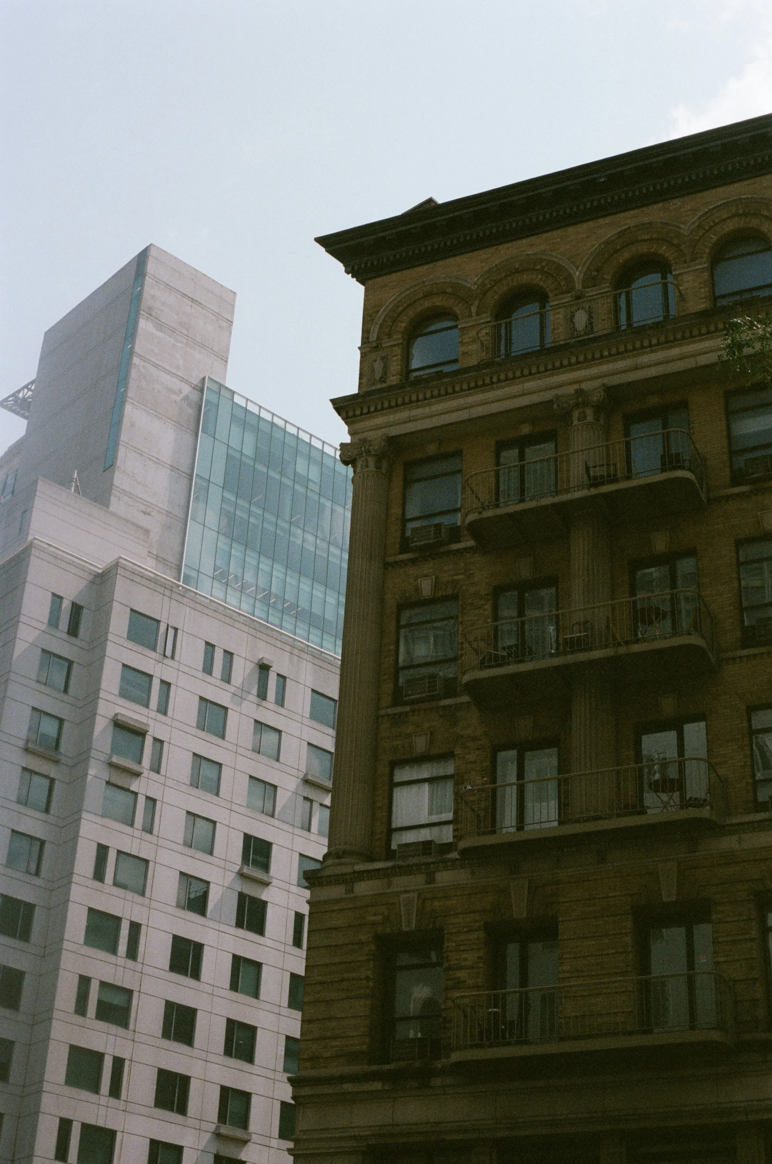 Looking Up in Color; New York City; 35mm Film; 2024