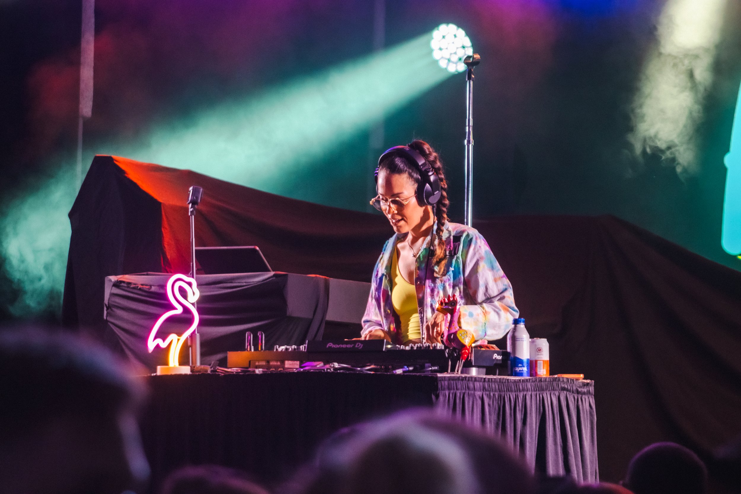 Katie Ox Opening Set for Chromeo at Miami Beach Bandshell 2026; Digital Photography