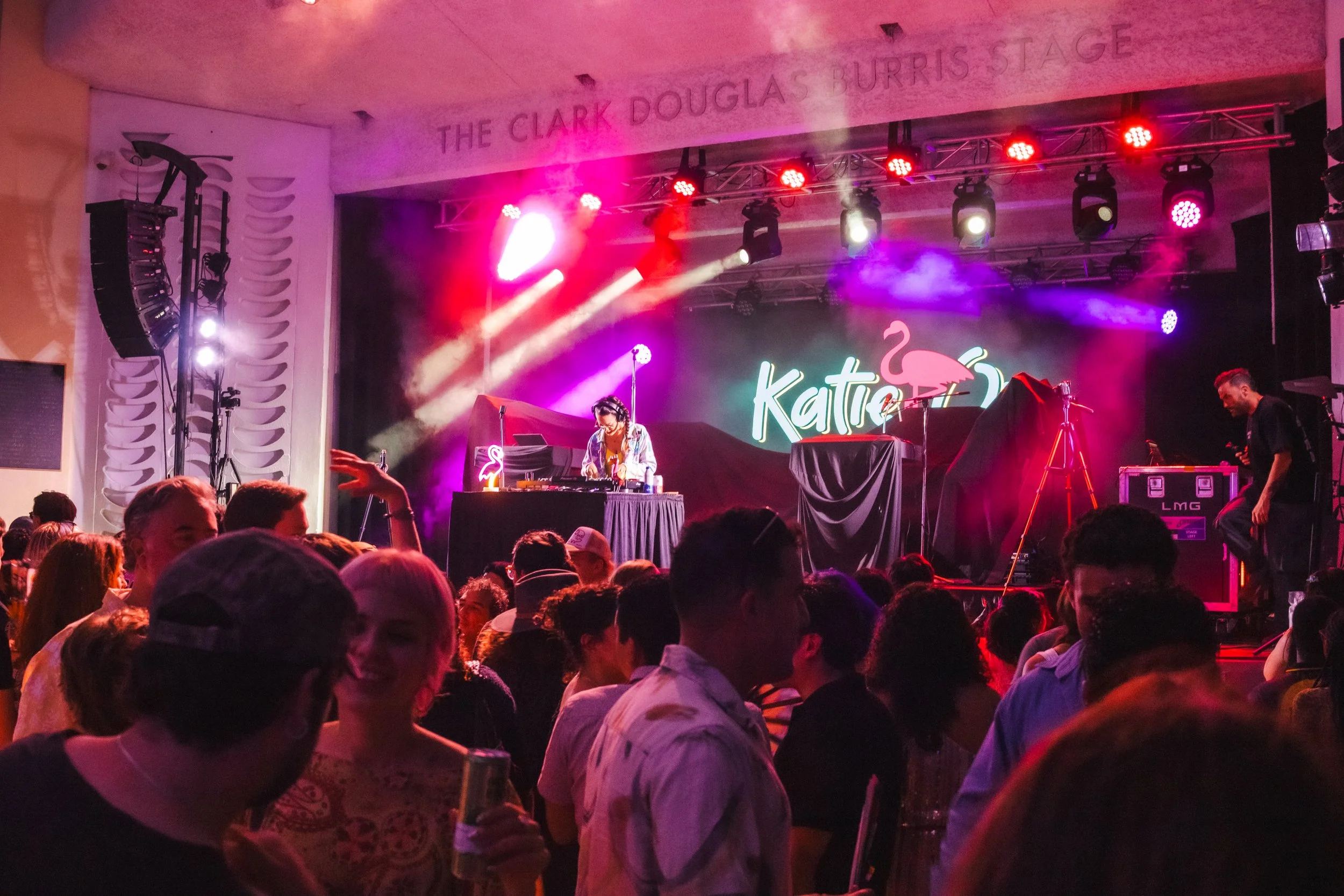 Katie Ox Opening Set for Chromeo at Miami Beach Bandshell 2026; Digital Photography