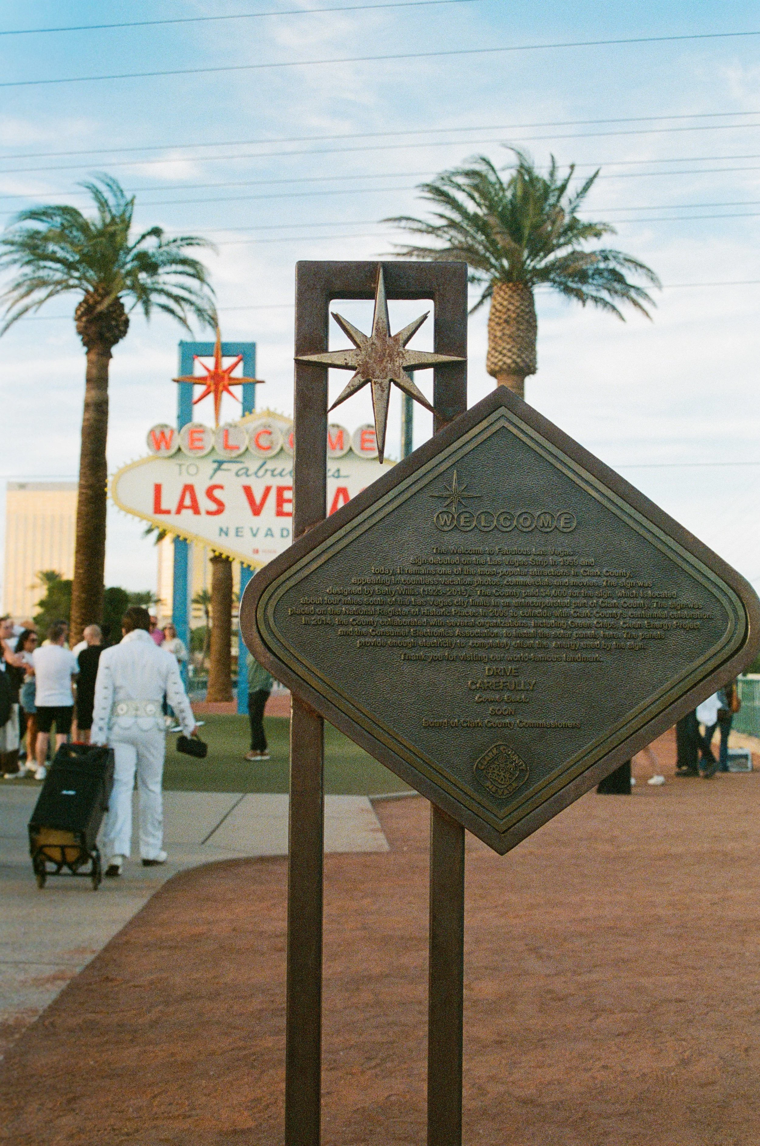 Welcome Sign's Sign; Las Vegas; 35mm Film; 2026