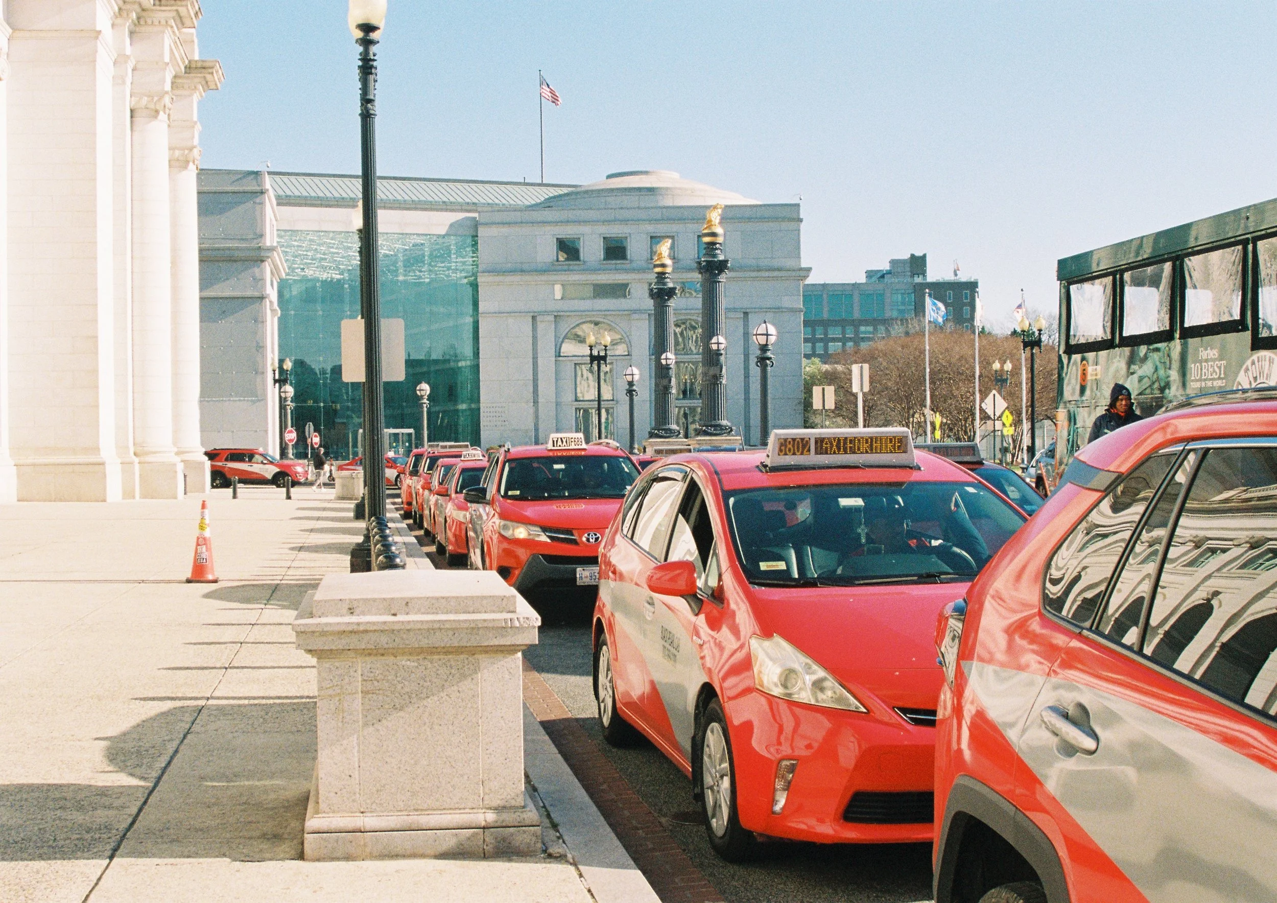 Red Taxis; Washington DC; 2024