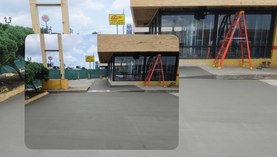 Fresh pour, clean lines. Just how we like it. 😎💪🛠️
&bull;
&bull;
&bull;
#CommercialConcrete #NOLAbuilt #RMConcreteNOLA