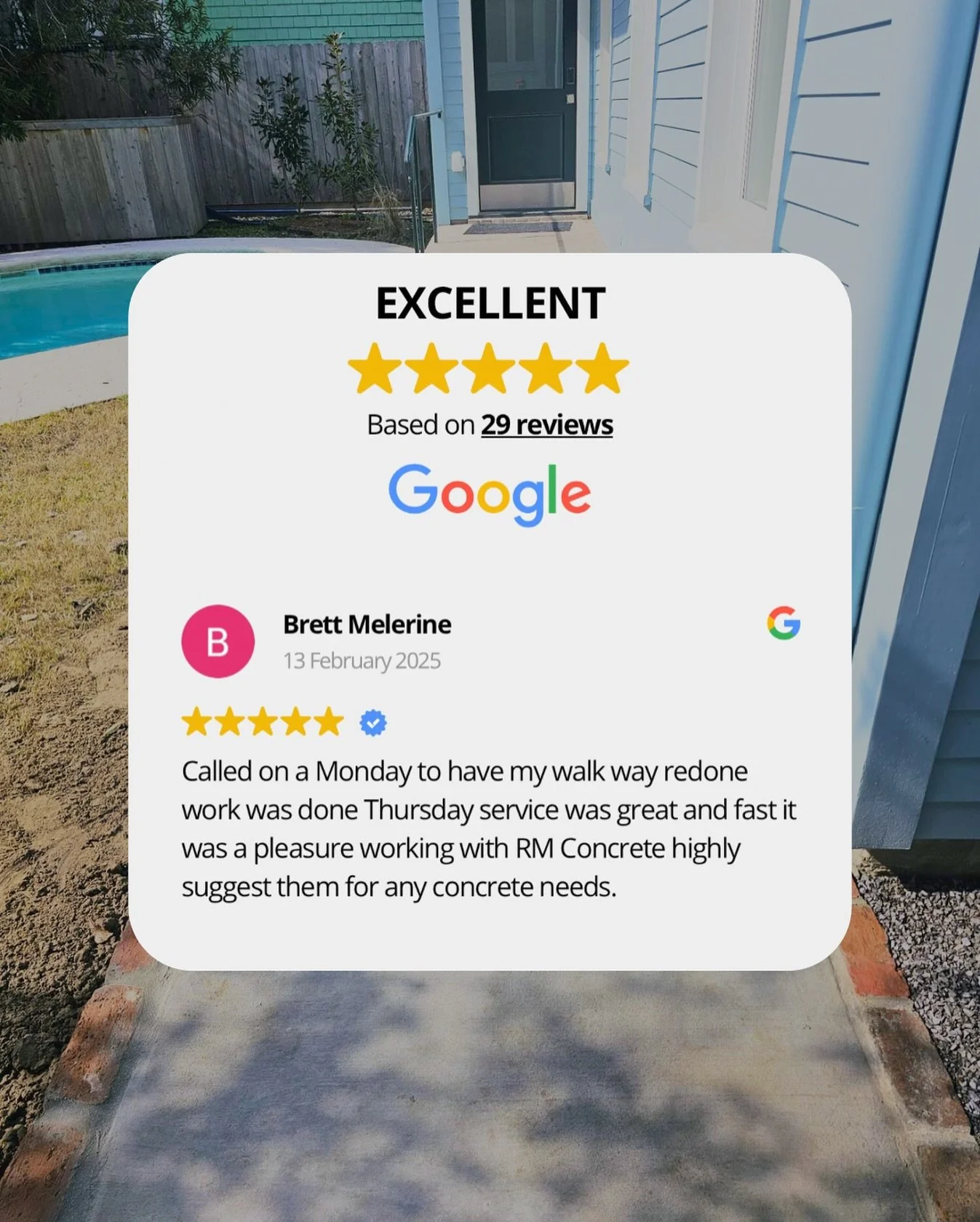 Customer satisfaction is what we do! 🙌🏼👏🏼
.
.
.
#rmconcretenola #QualityFirst #CustomerFocused #ConcreteStrong #NOLA #concreteconstruction