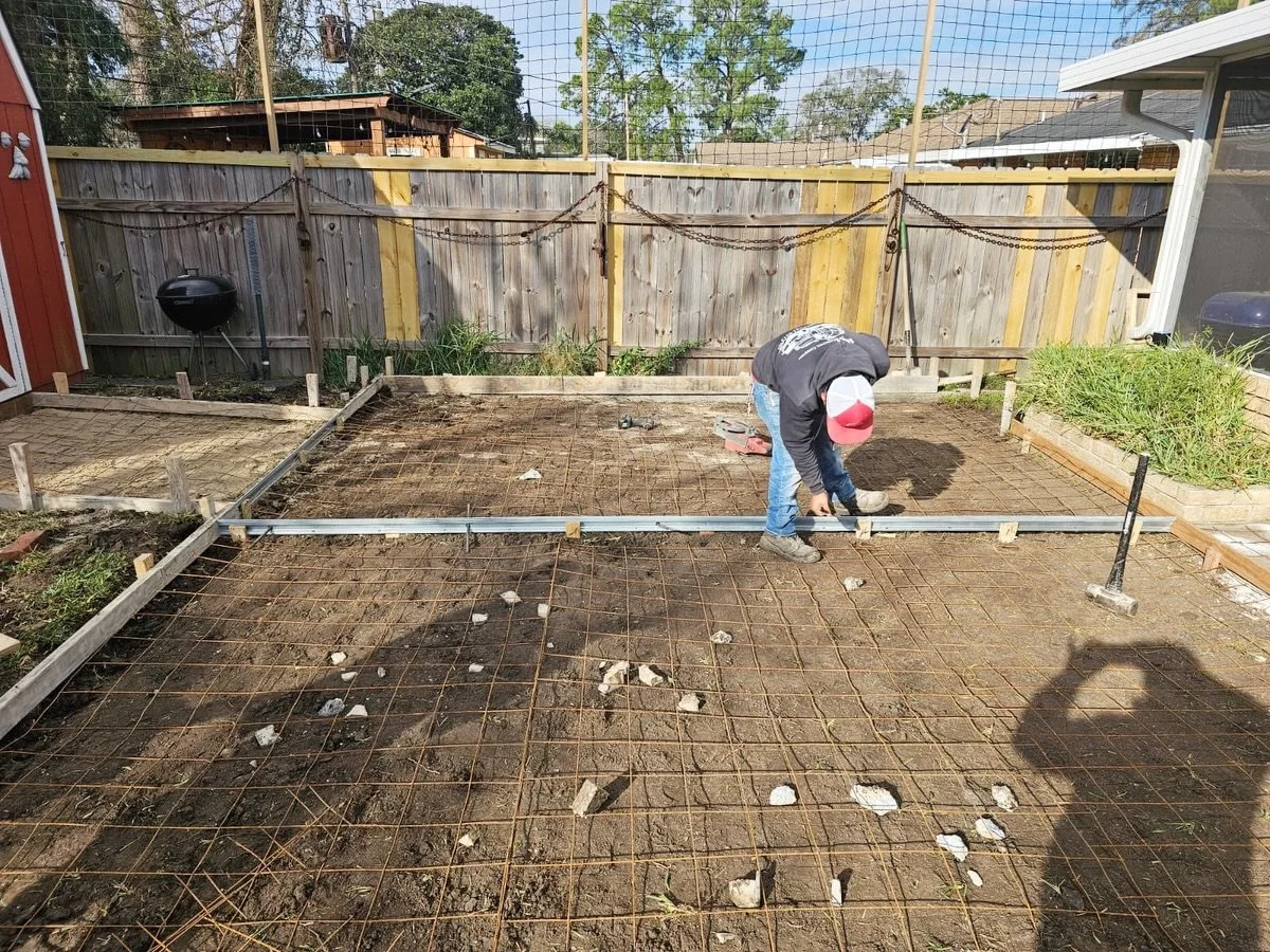 Swipe 👉 to see how it started vs how it finished 👀

This project went through:
🔹 Demo &amp; layout
🔹 Grading and leveling
🔹 Forming &amp; reinforcement
🔹 Clean concrete pour + smooth finish

Every step matters when you want strong, long-lasting