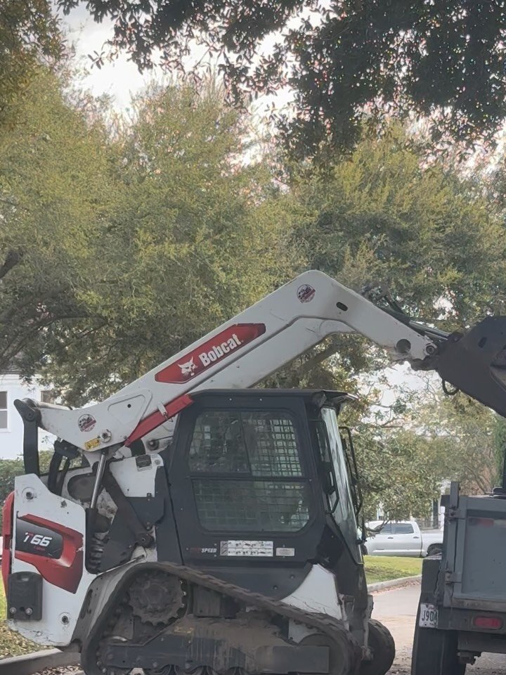 Every great concrete project starts long before the concrete is poured.&thinsp;
&thinsp;
Site prep is one of the most important parts of the job. Removing roots, clearing the ground, and getting everything properly graded makes sure the concrete last