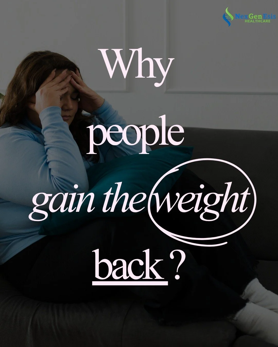 Why do people gain the weight back?

Because most programs don&rsquo;t fix:
&bull; Hormones
&bull; Metabolism
&bull; Inflammation

Weight loss without a strategy = temporary

We focus on root cause medicine 🌱