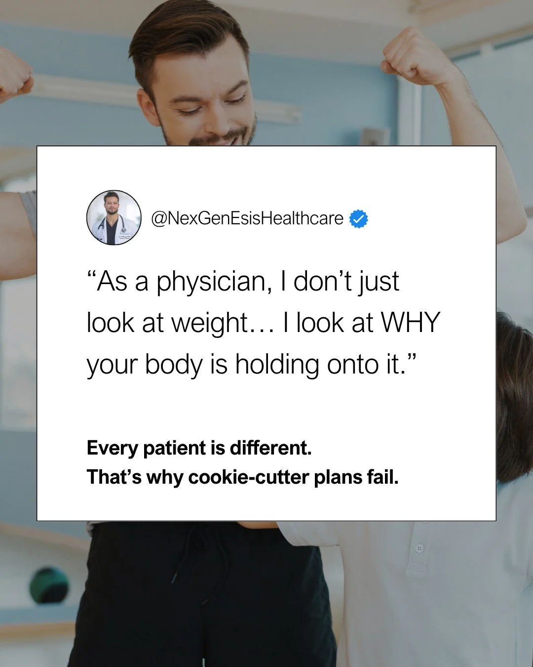 Most people don&rsquo;t need another weight loss program&hellip;
They need a better strategy

Our physician-guided programs focus on:
✔️ Fat loss (not just weight loss)
✔️ Muscle preservation
✔️ Long-term metabolic health

Start with a personalized c