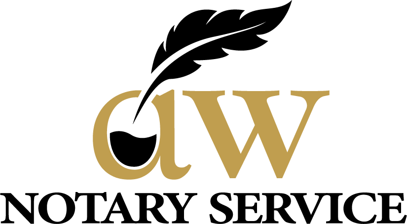Gold and black logo with the letters 'A' and 'W' prominently displayed.