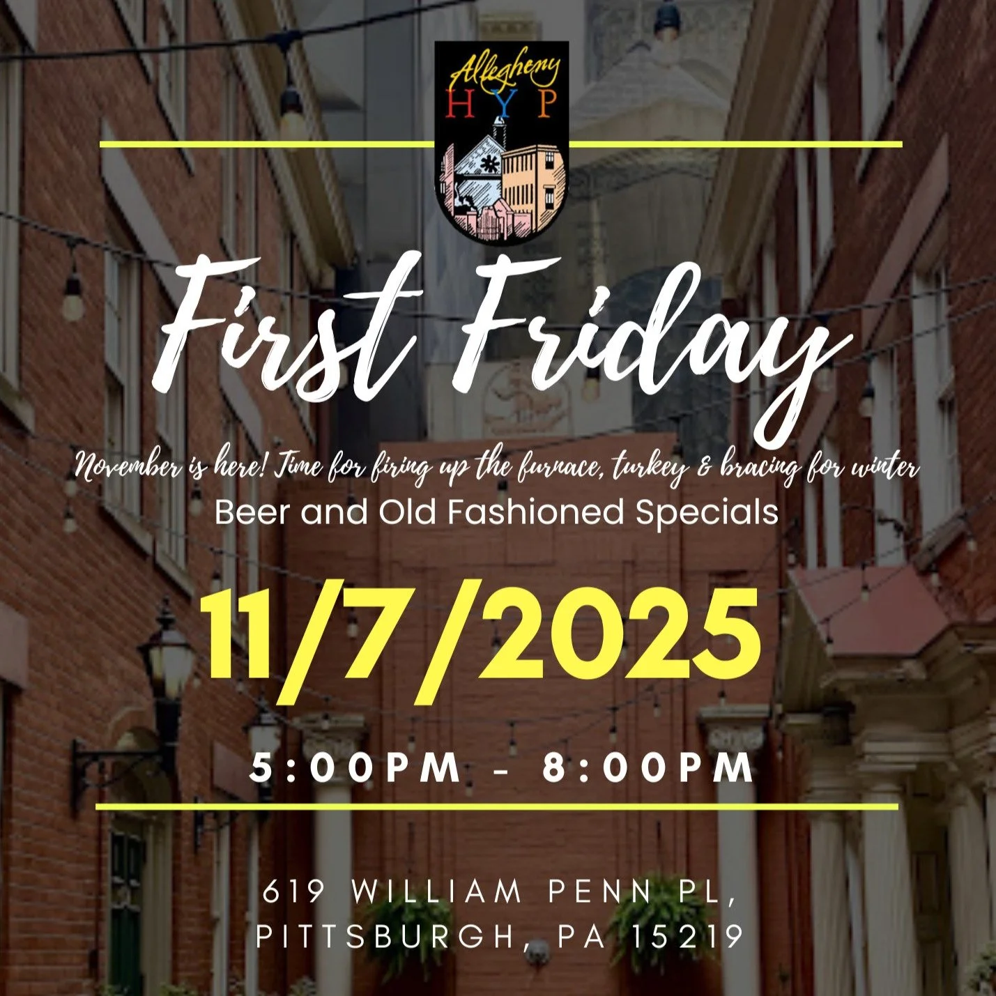 Event is open to all! Join us for a drink on November 7th!
Link in bio.