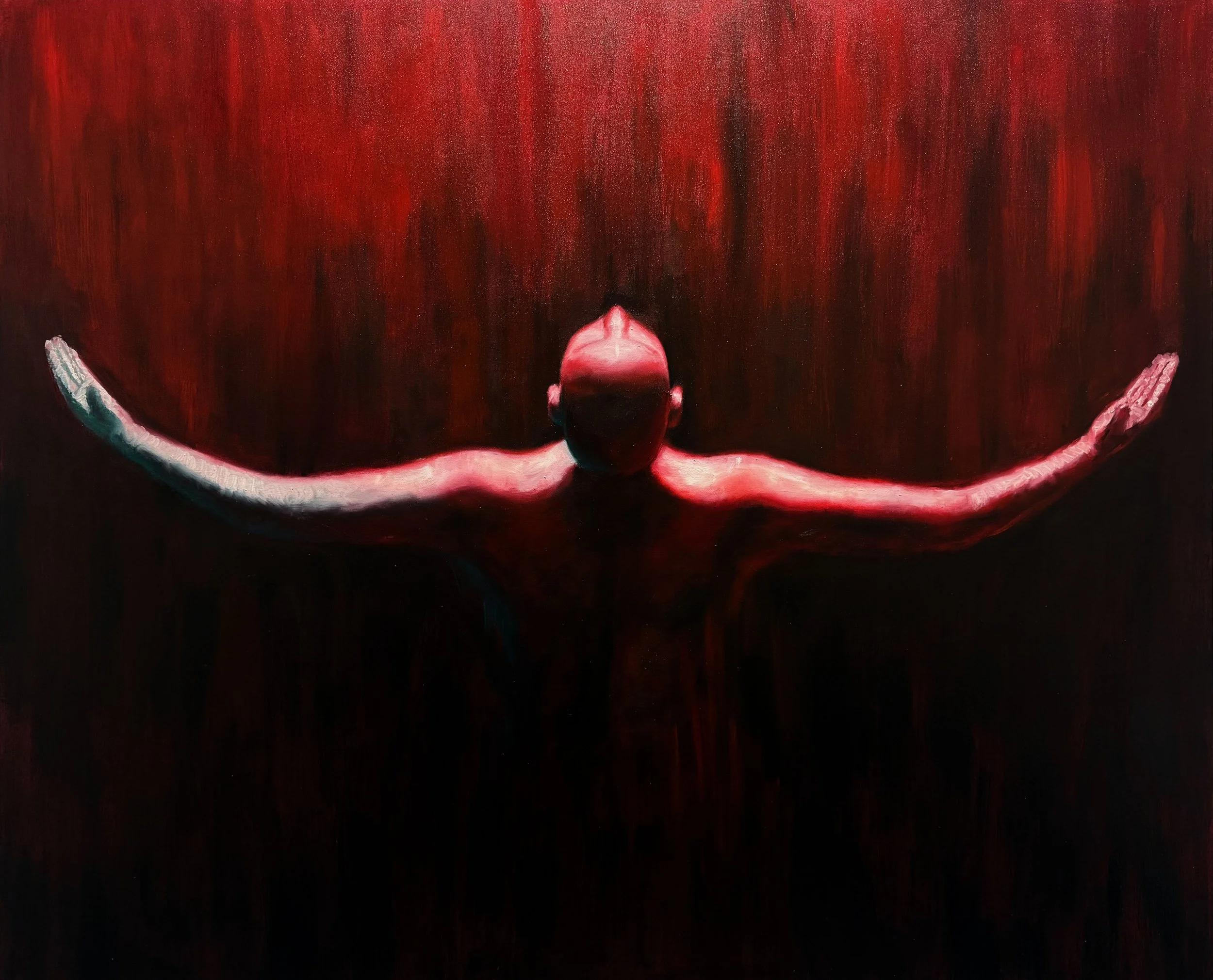 "The Observer" Oil on Canvas, 60 x 72, 2026