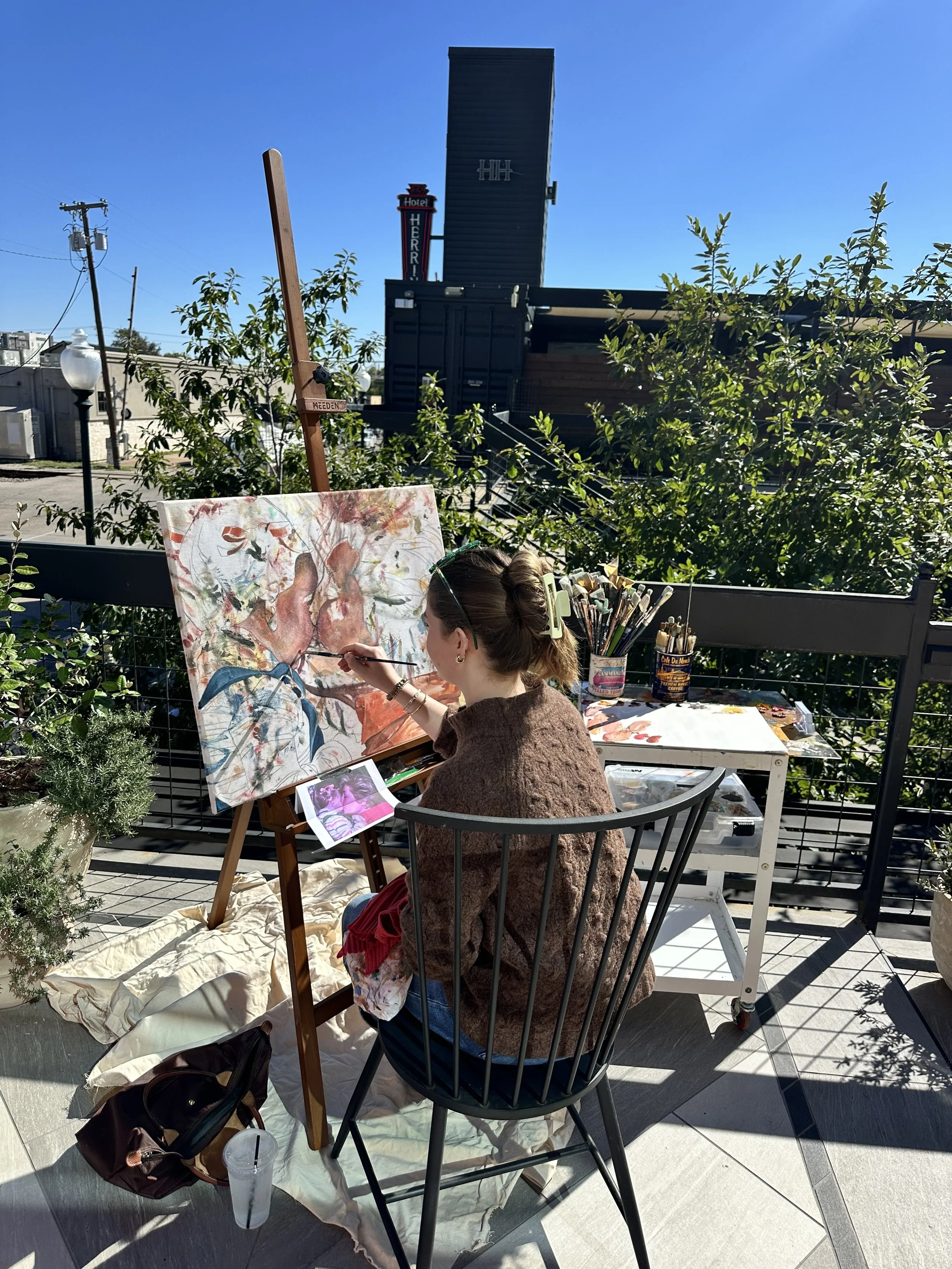 Austin Avenue Art Fair - Live Painting, Waco, Texas, 2025