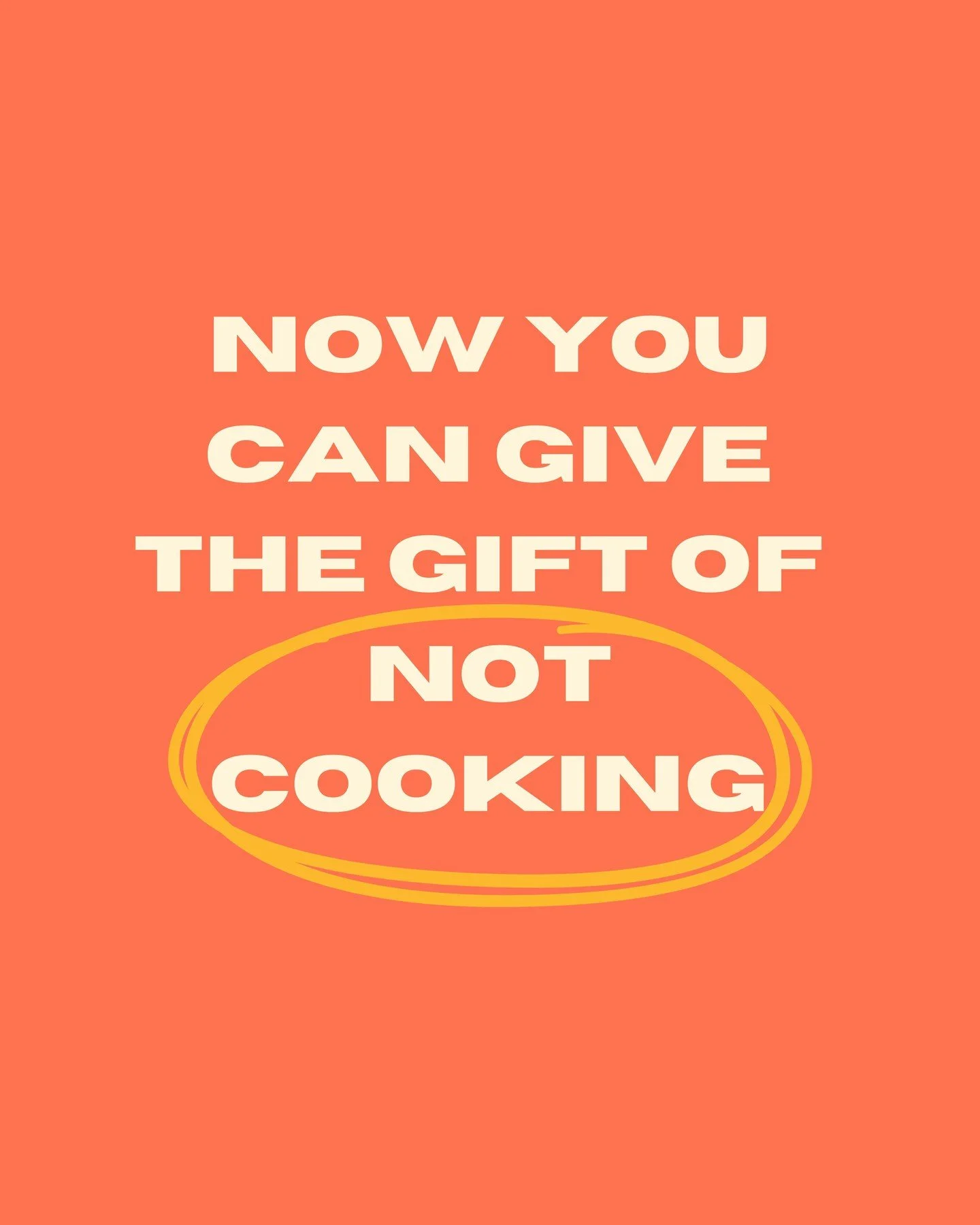 Treat someone to a homemade meal without lifting a finger. Gift cards now available for purchase at www.cookinghomemade.com/giftcards