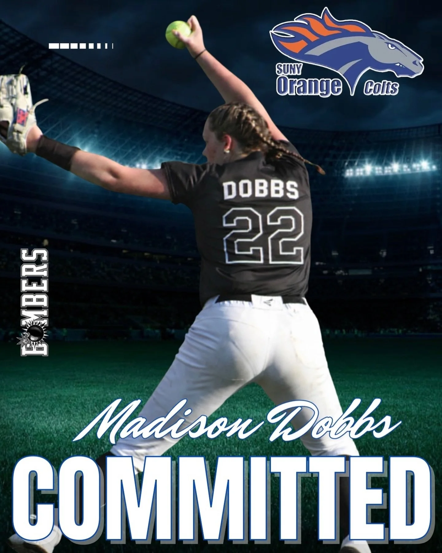 Next Chapter 📚

Congrats to Madison Dobbs (Port Jervis, NY) who has committed to @sunyorange_softball . 

#committed #collegesoftball