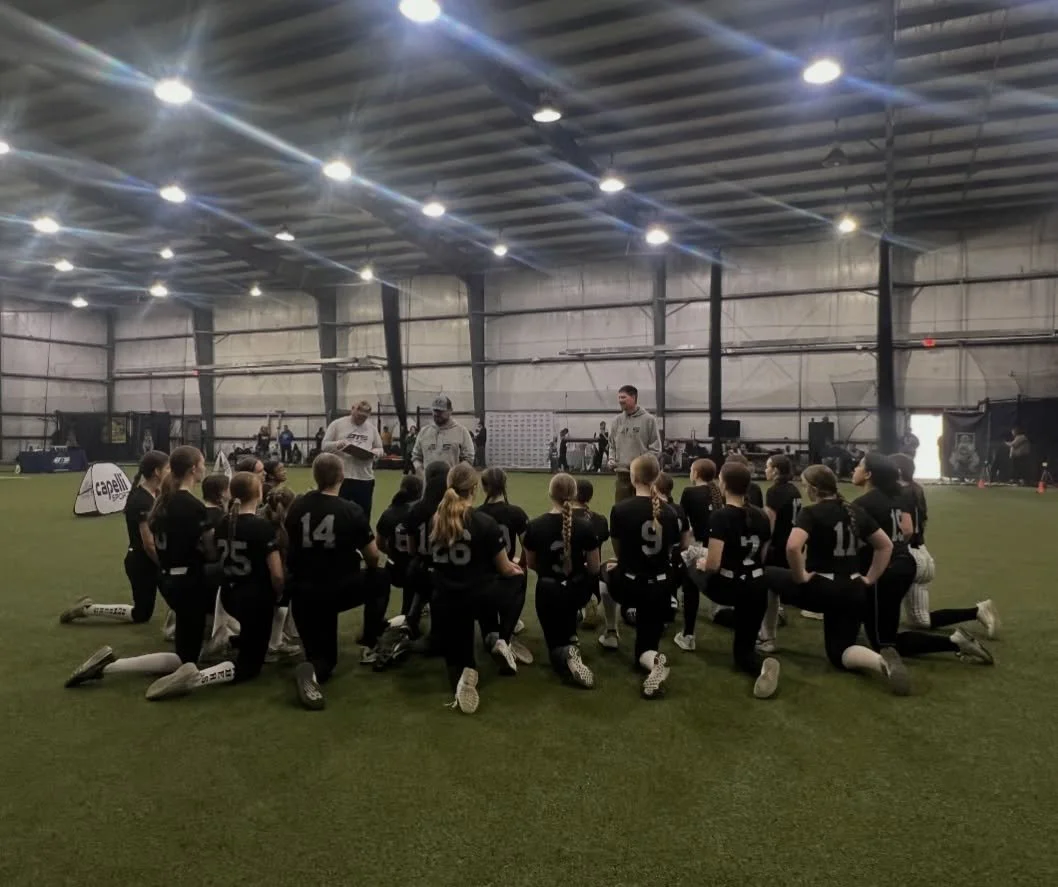 We are about to kick off our first @bigtimesoftball_  Organizational Scout Day‼️

2️⃣5️⃣ of our Bombers family will get after it a full showcase style workout while collecting metrics &amp; video for their online profiles.