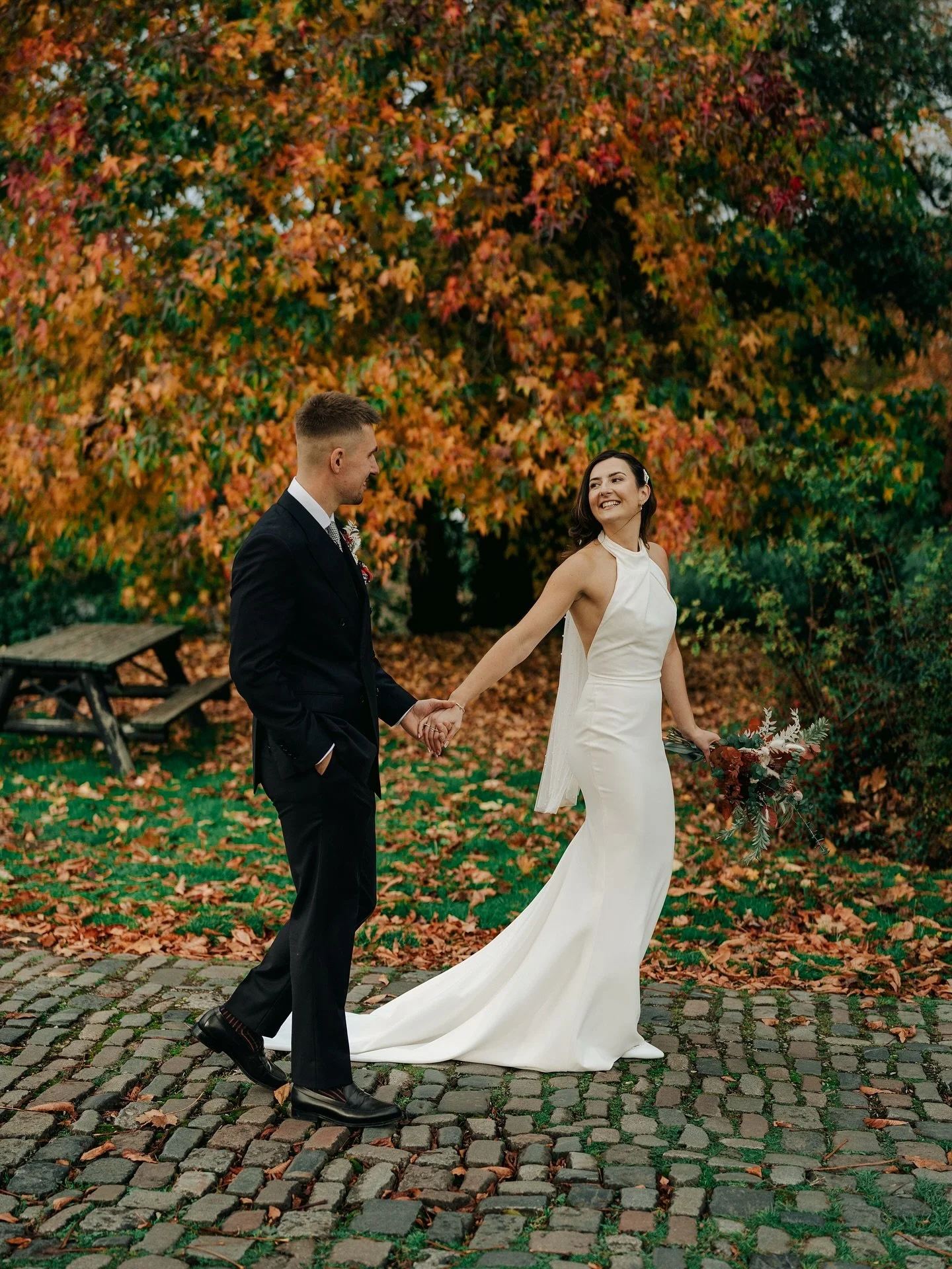 Rosanna and Callum&rsquo;s very autumnal wedding at @themill.elstead at the end of last month. Captured on digital, 35mm, 120 film and Super 8. Couldn&rsquo;t have done it without the help of @emmafrancesphotography on the day! 

Really enjoying inte