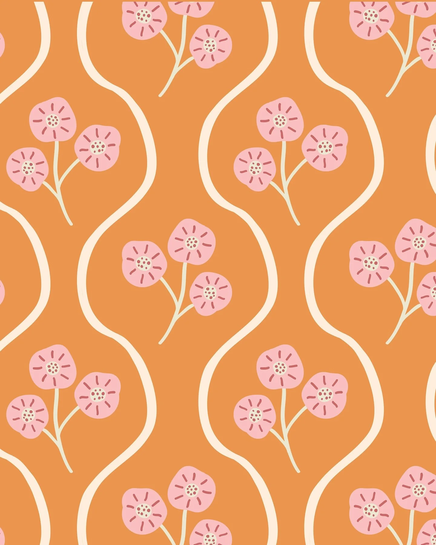 Bright florals for today ☀️

#patterndesign #patterndesigner #surfacepatterndesign #floralart #artlicensing