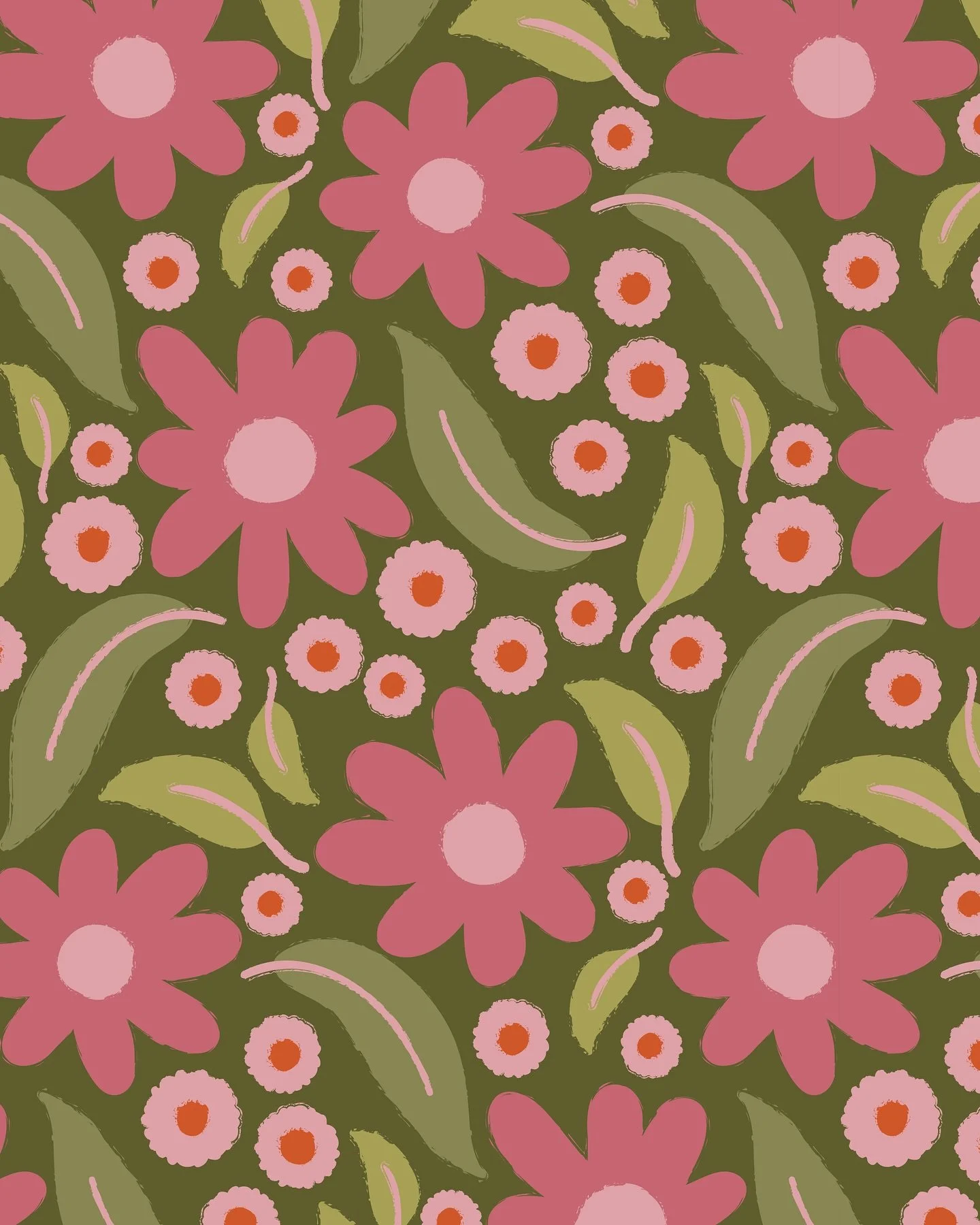 Couldn&rsquo;t help but make another pattern to go with it, and it looks so pretty on a notebook too!

#patterndesign #patterndesigner #surfacepatterndesign #floralart #artlicensing