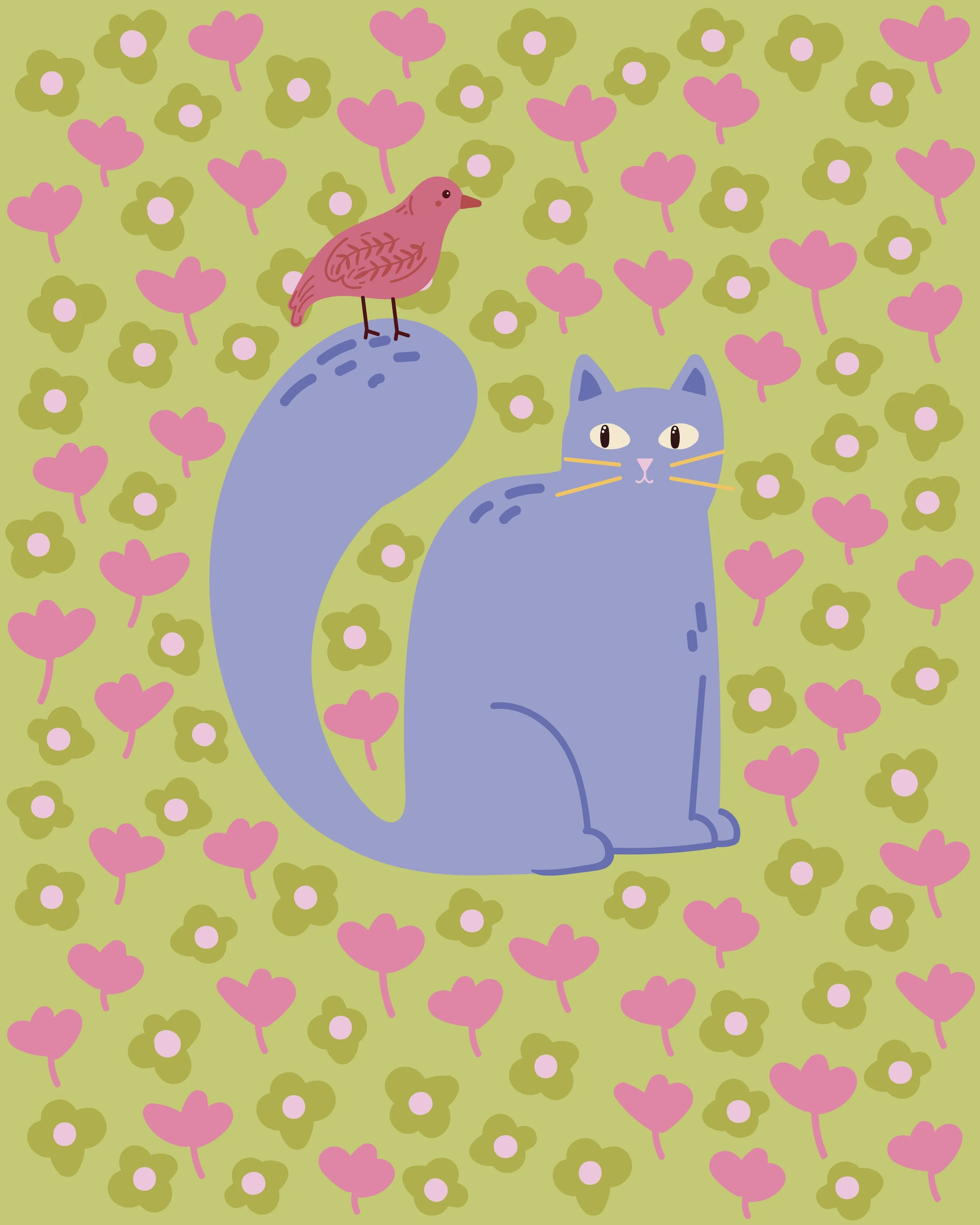 02. Dreamy Cats - Green
