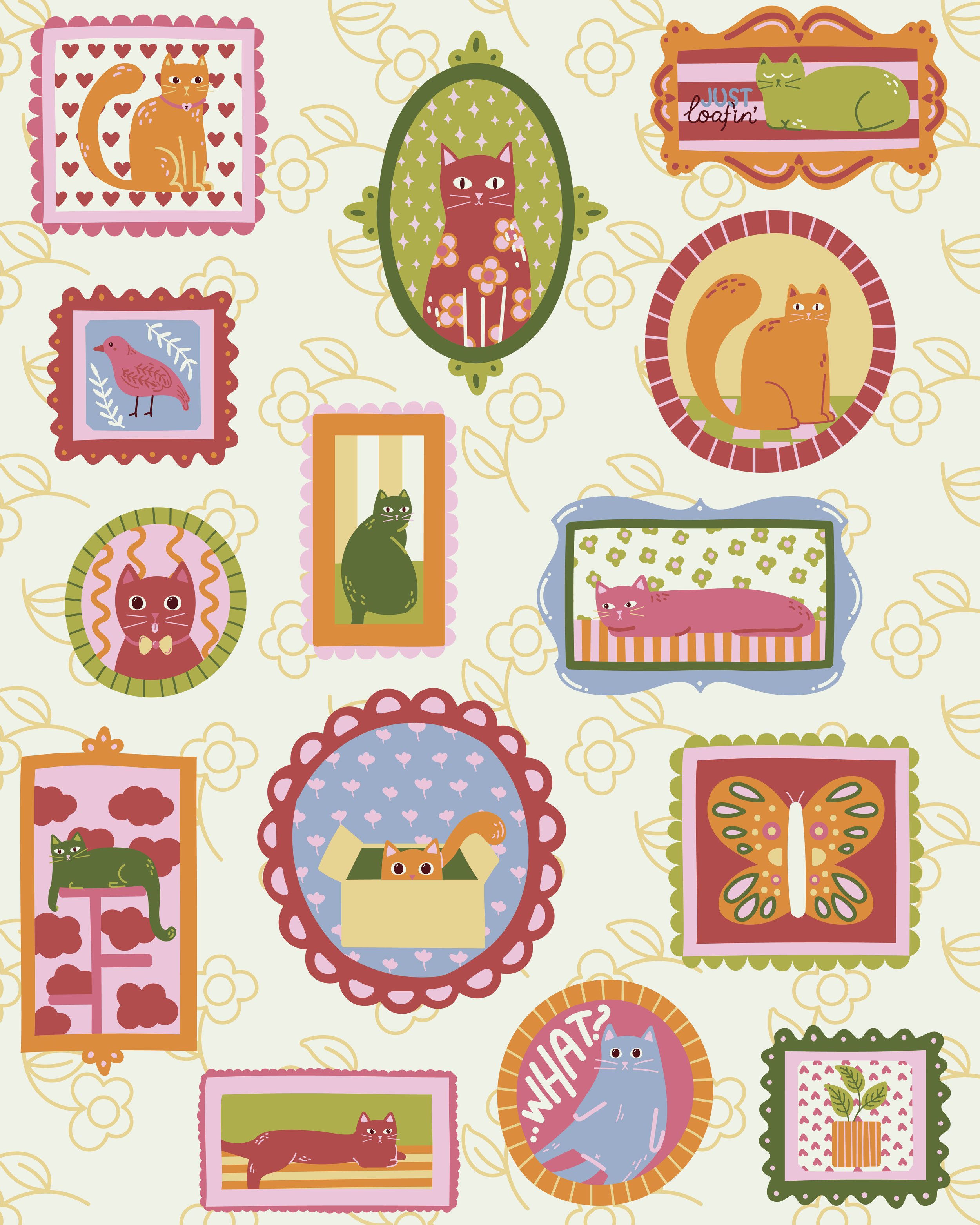 Cat Gallery Wall