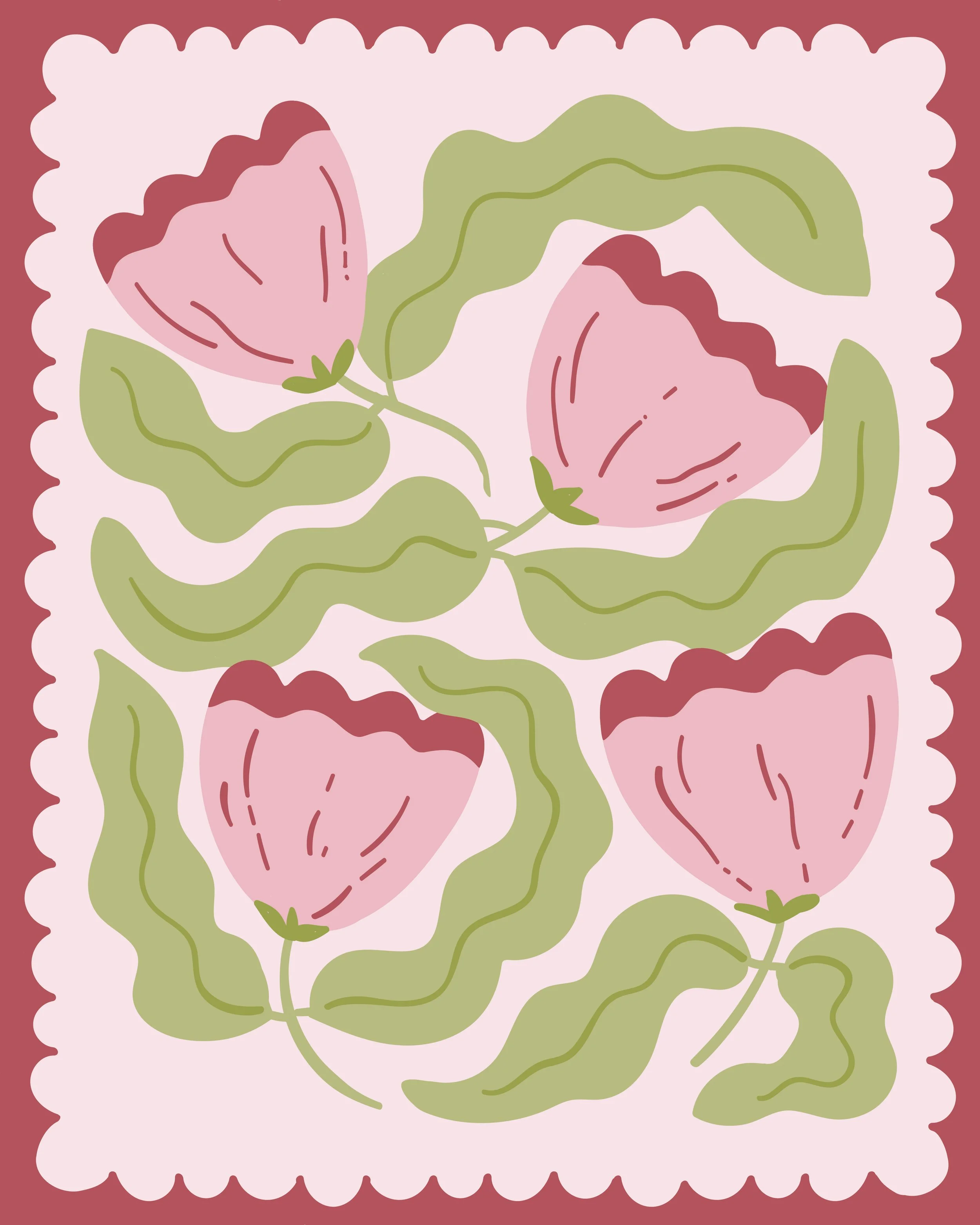 01. Pink Waves - Print