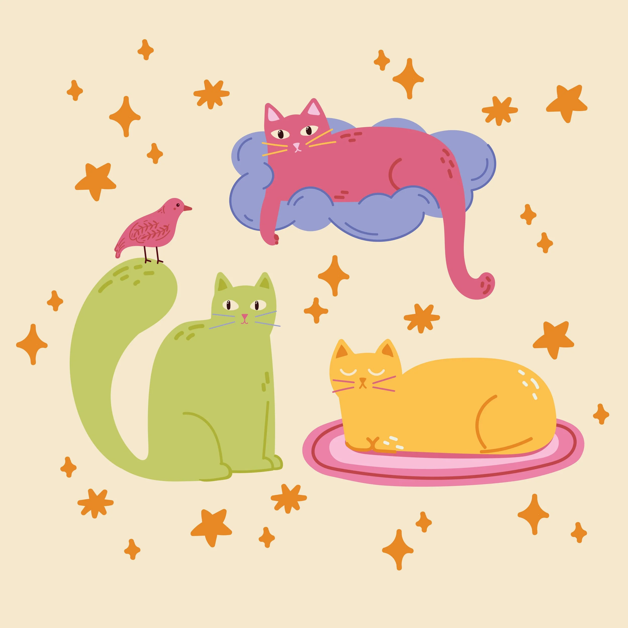 Dreamy Cats
