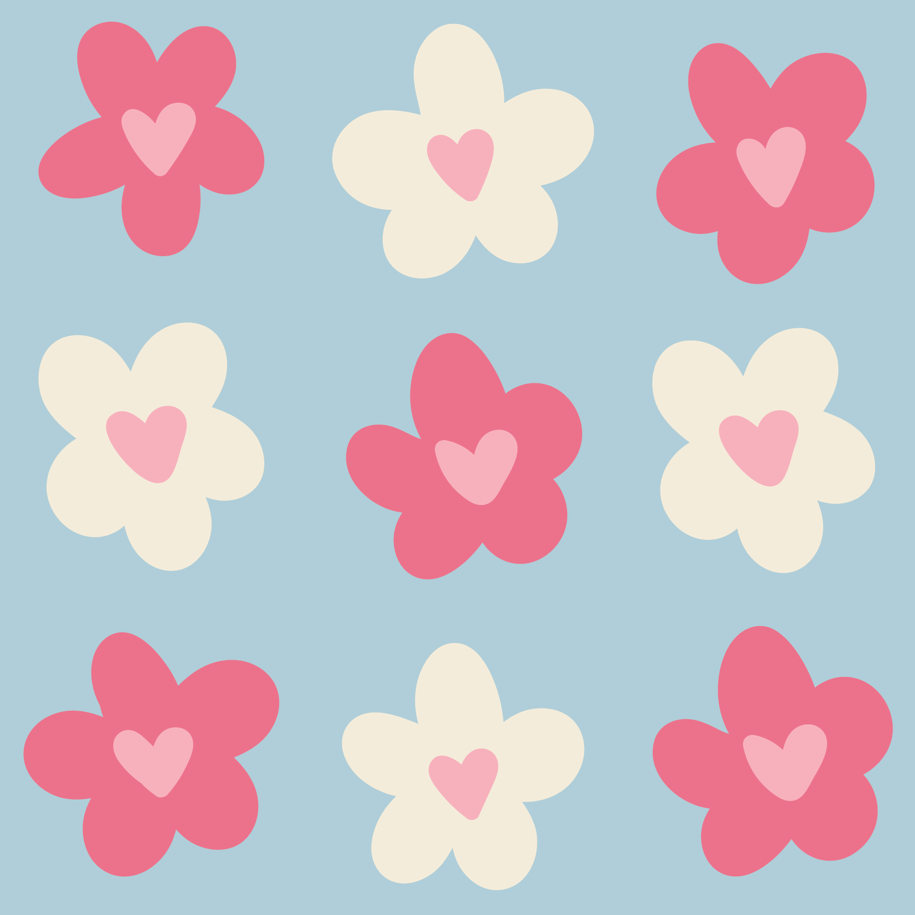 Heart Flowers